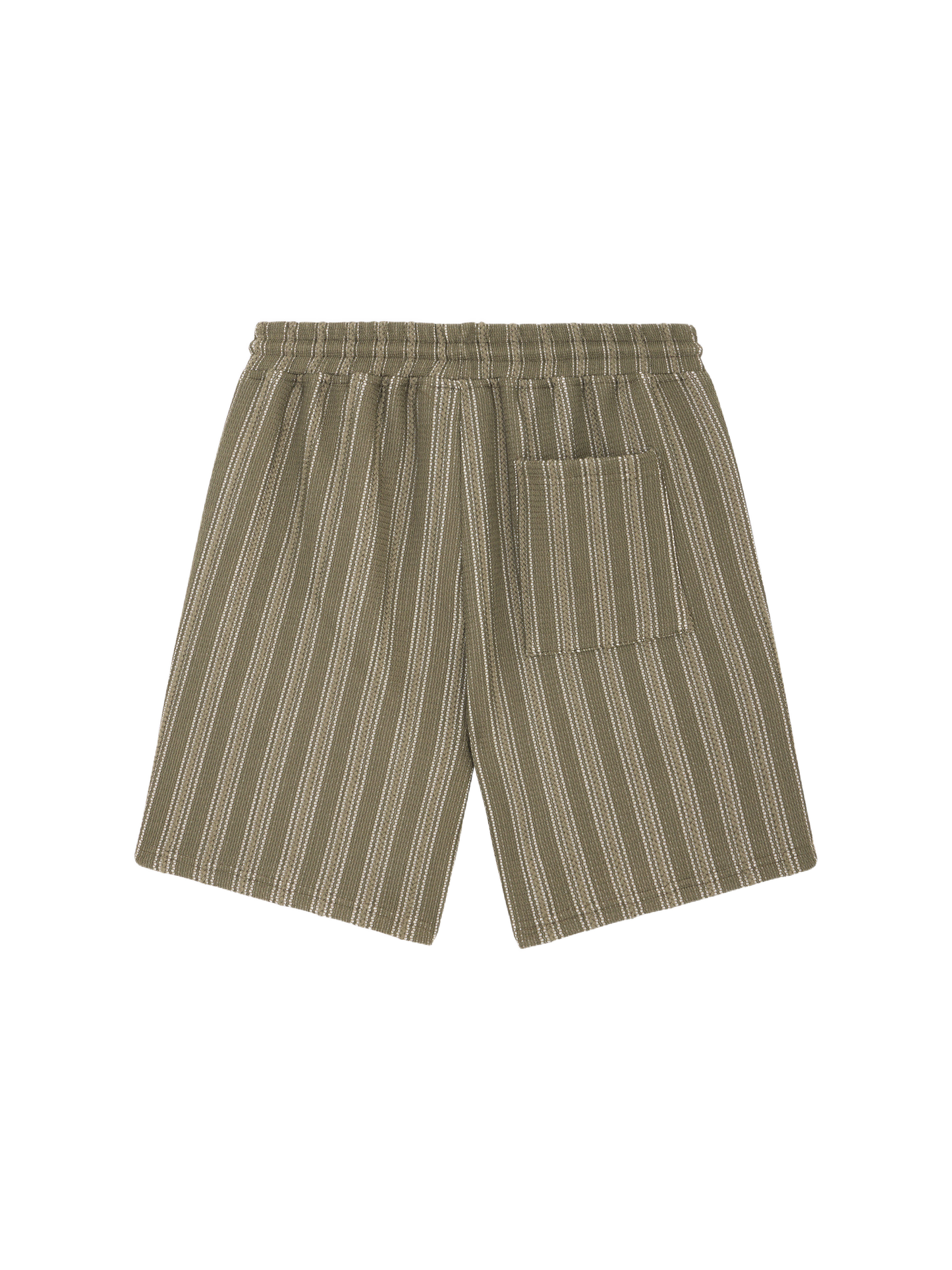 short-decontractee-en-maille-olive-fonce-packshot-backgroundremoved