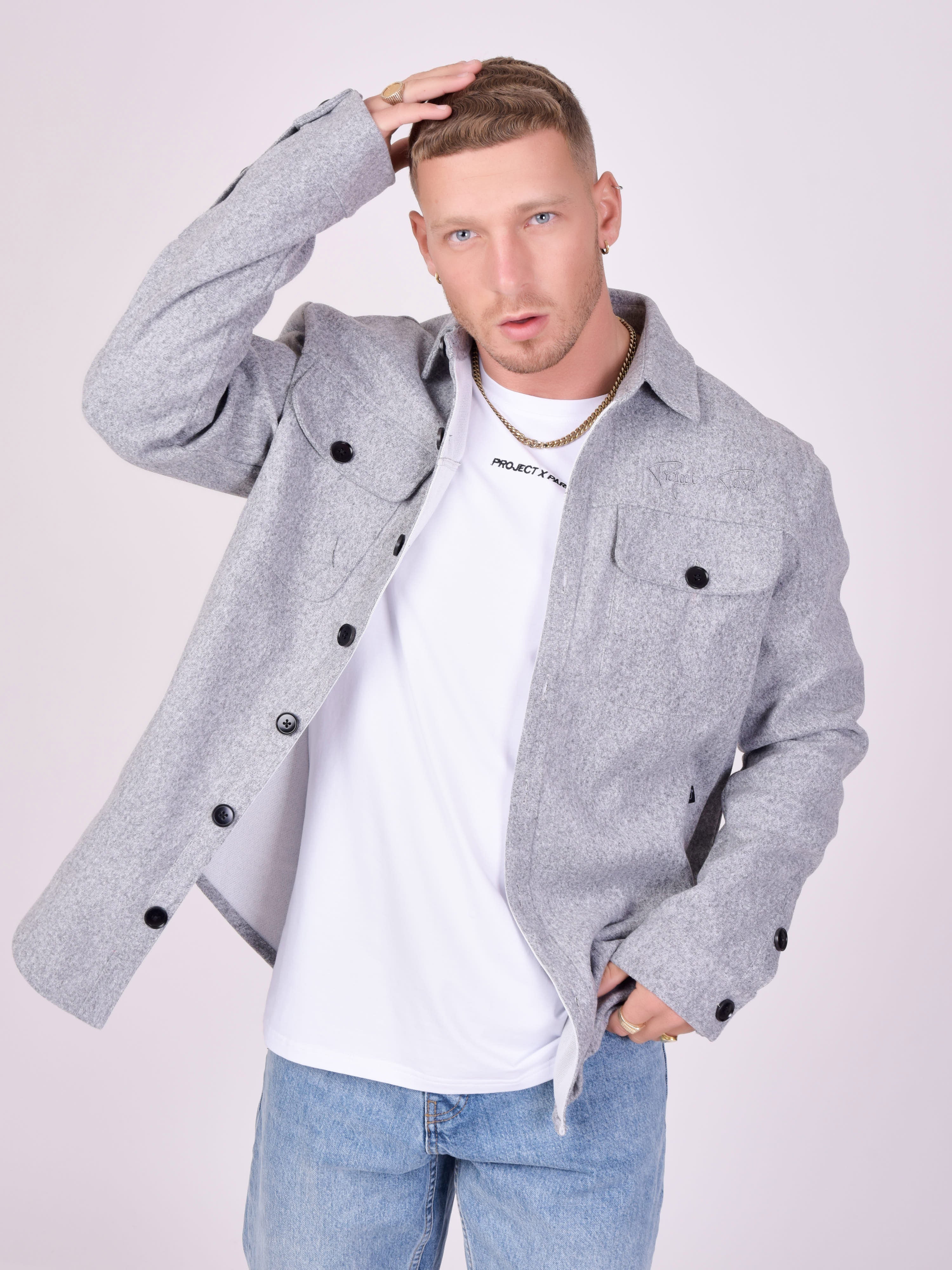 Basic-Hemdjacke uni – PXP