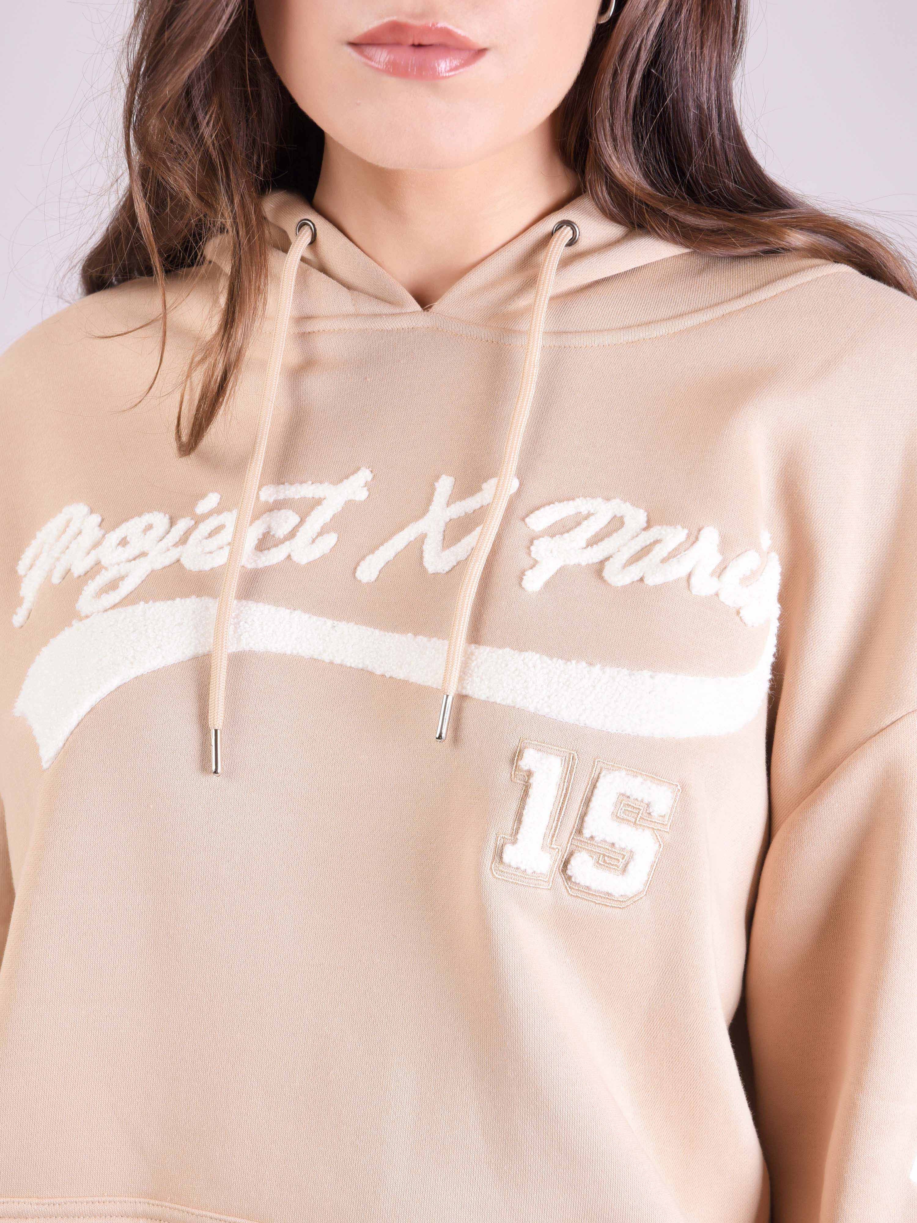 Sudadera con capucha estilo universitario con logo-10