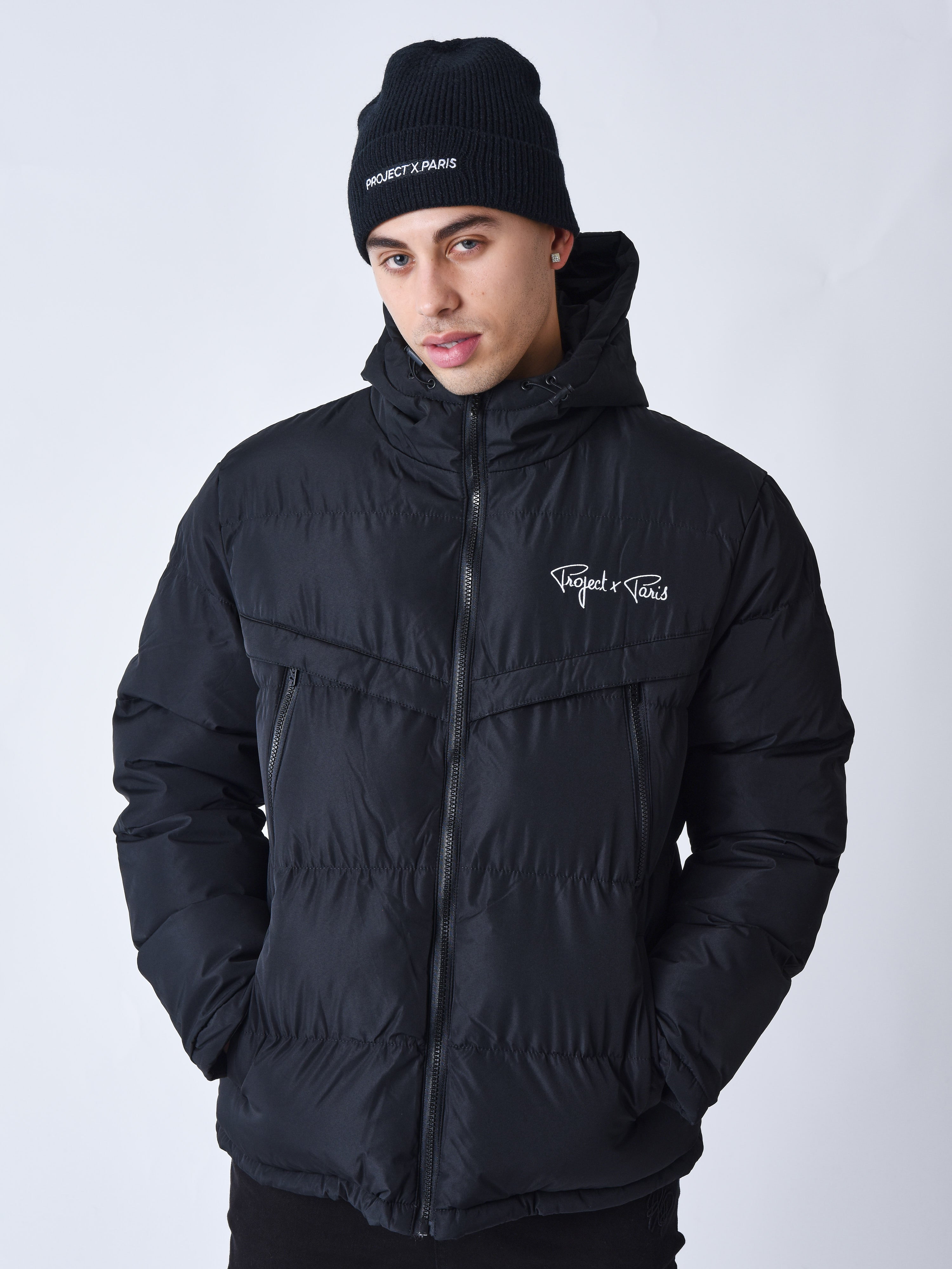 Doudoune à poches et capuche – PXP