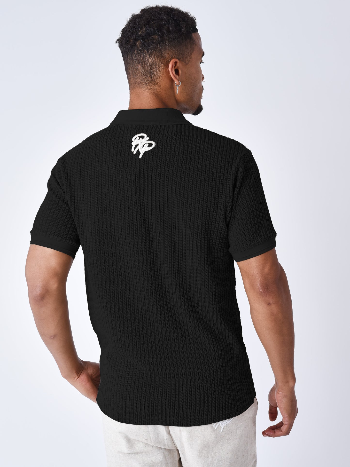 Polo Preppy texturé