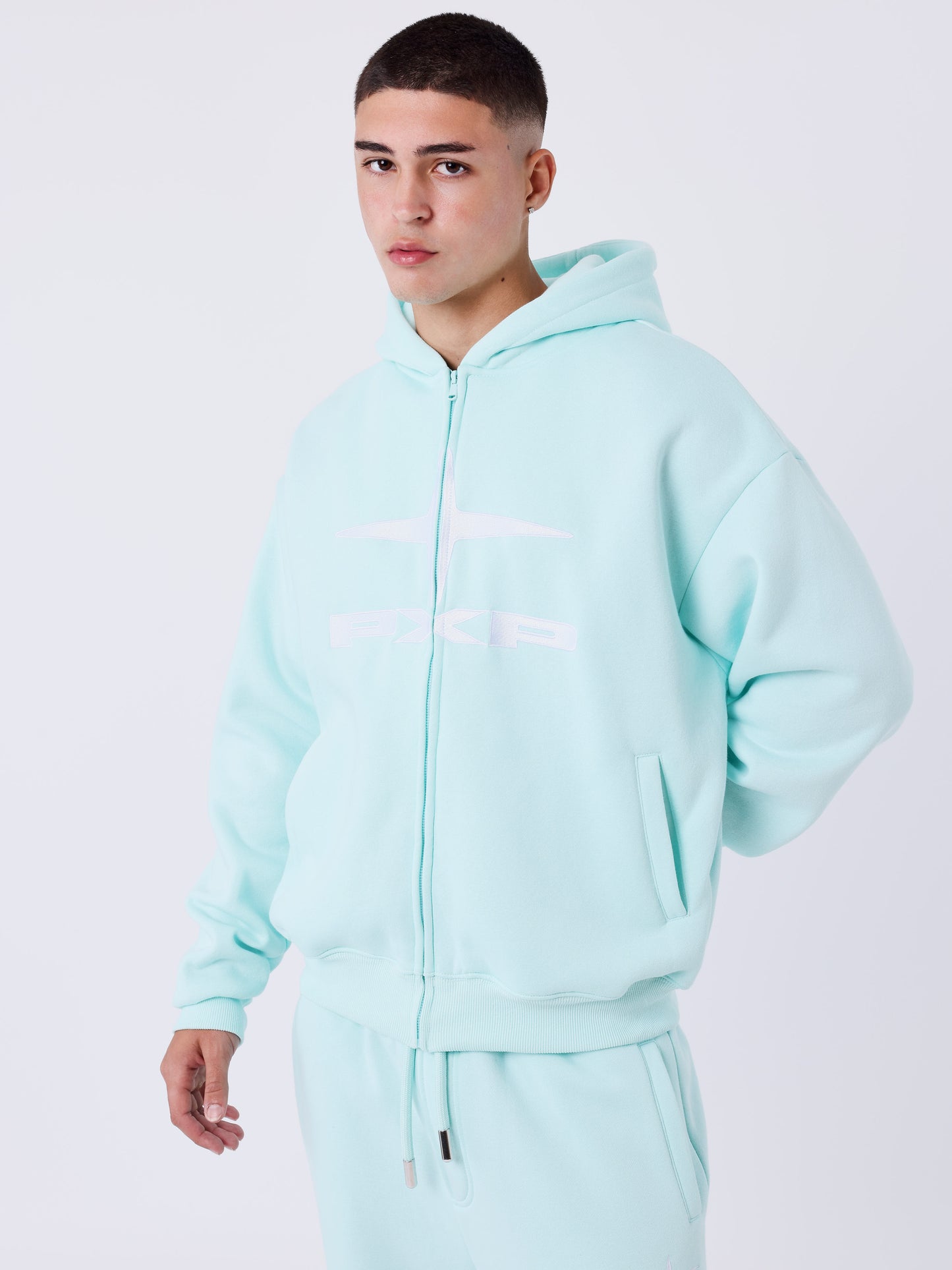 Sudadera con capucha y cremallera Essentials