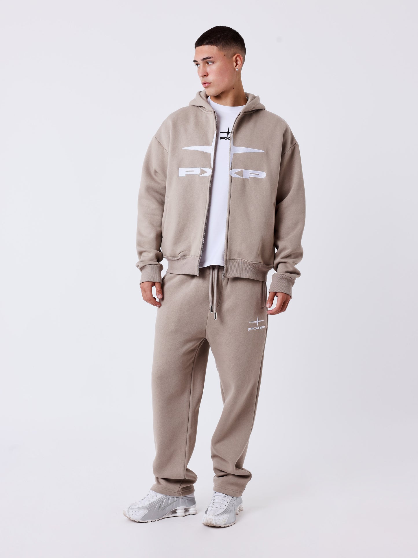 Essentials Kapuzen-Sweatshirt mit Reißverschluss