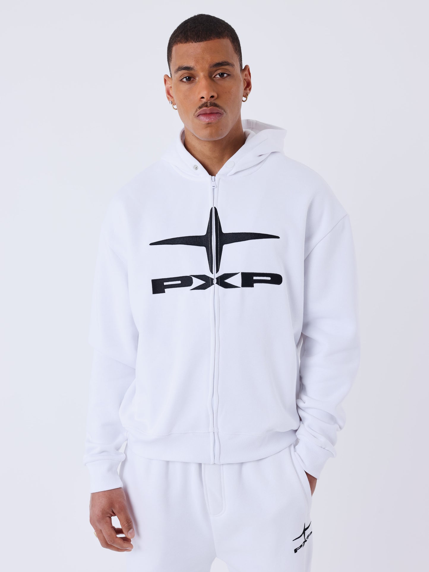 Sweat à capuche zippé Essentials
