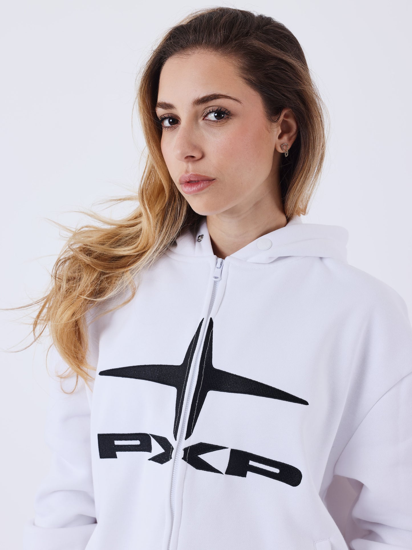 Sweat à capuche zippé Essentials