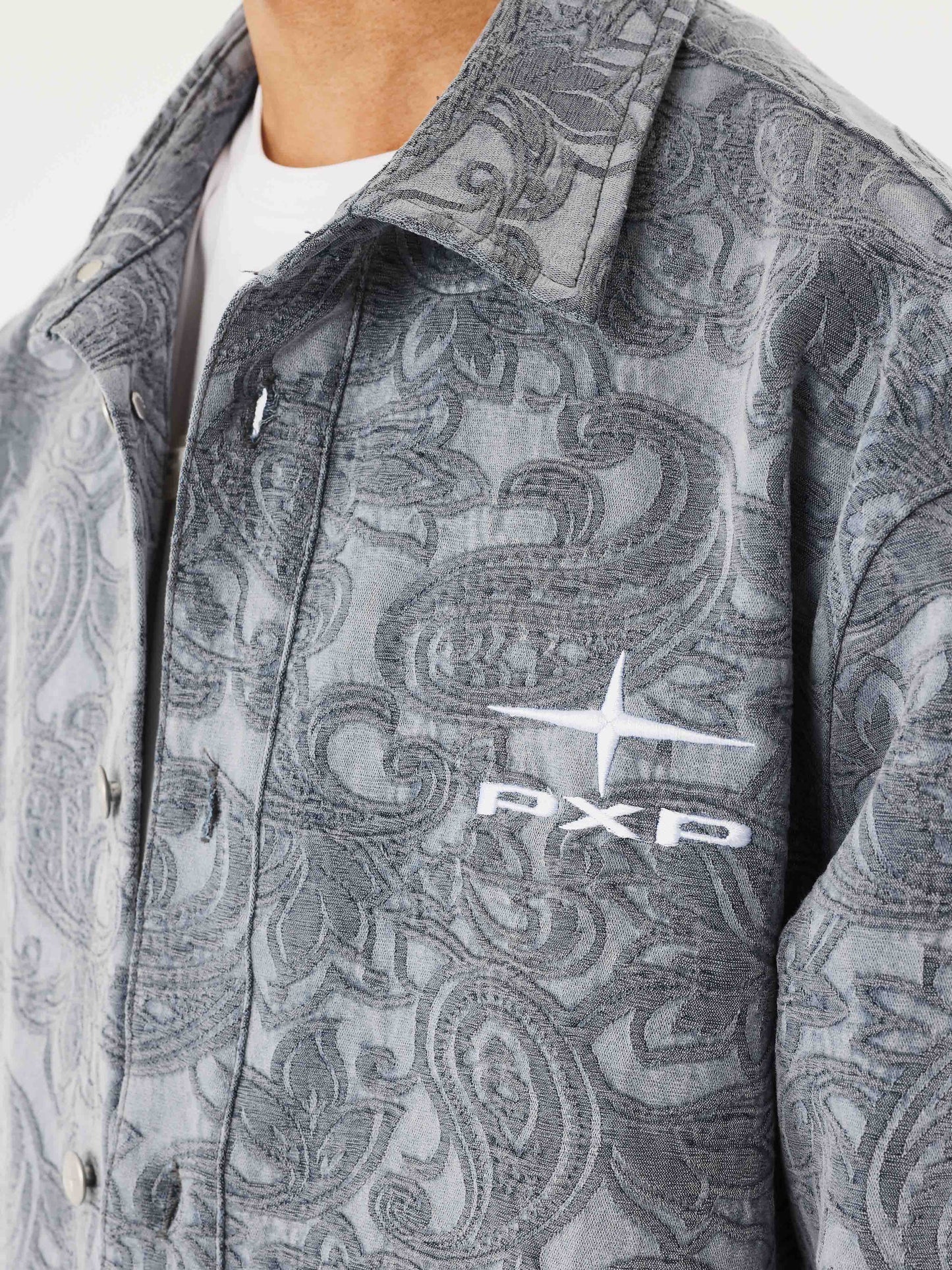 Camicia overshirt Kalash x PXP con motivo bandana