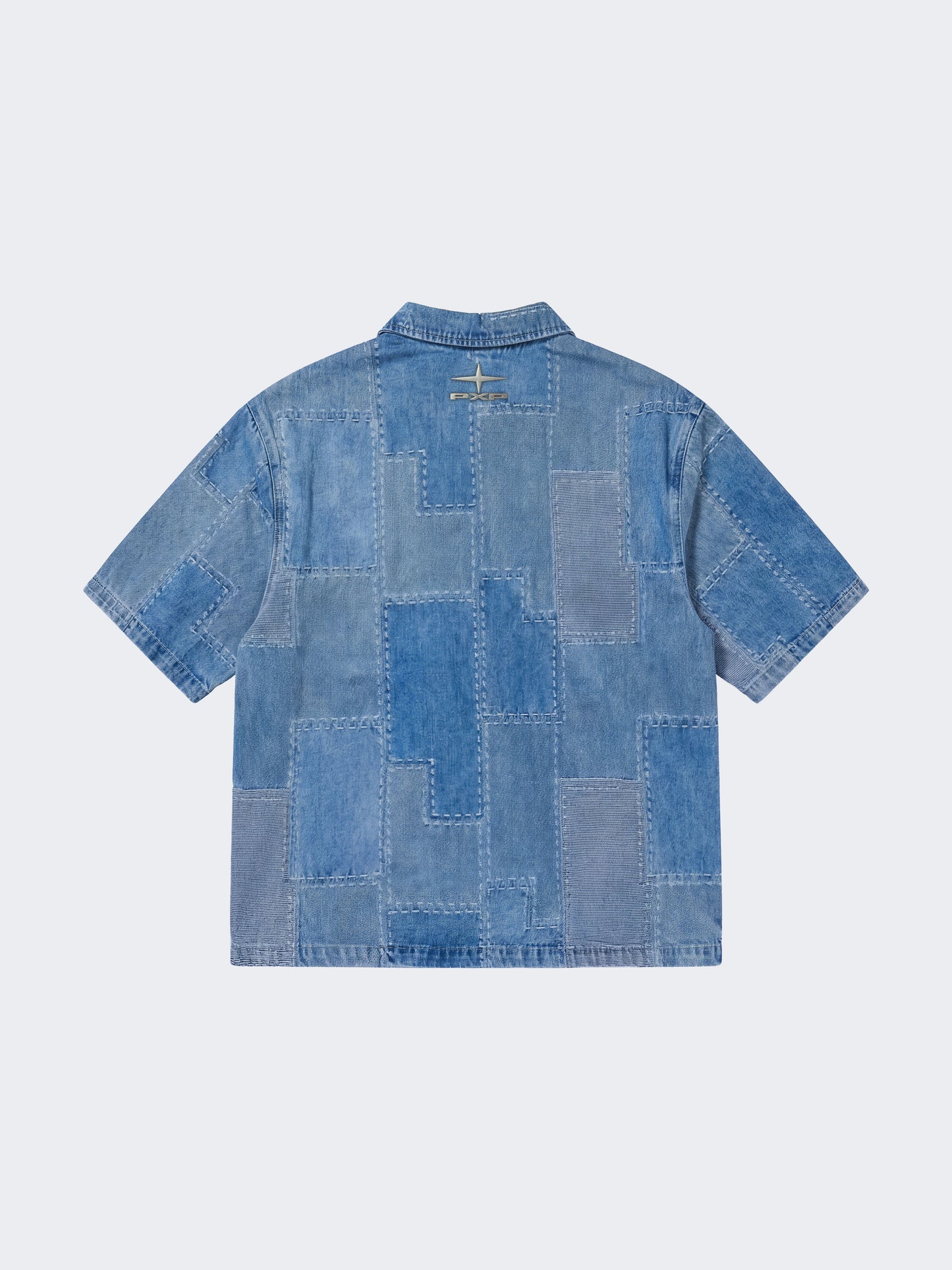 Camicia Patchwork Wash
