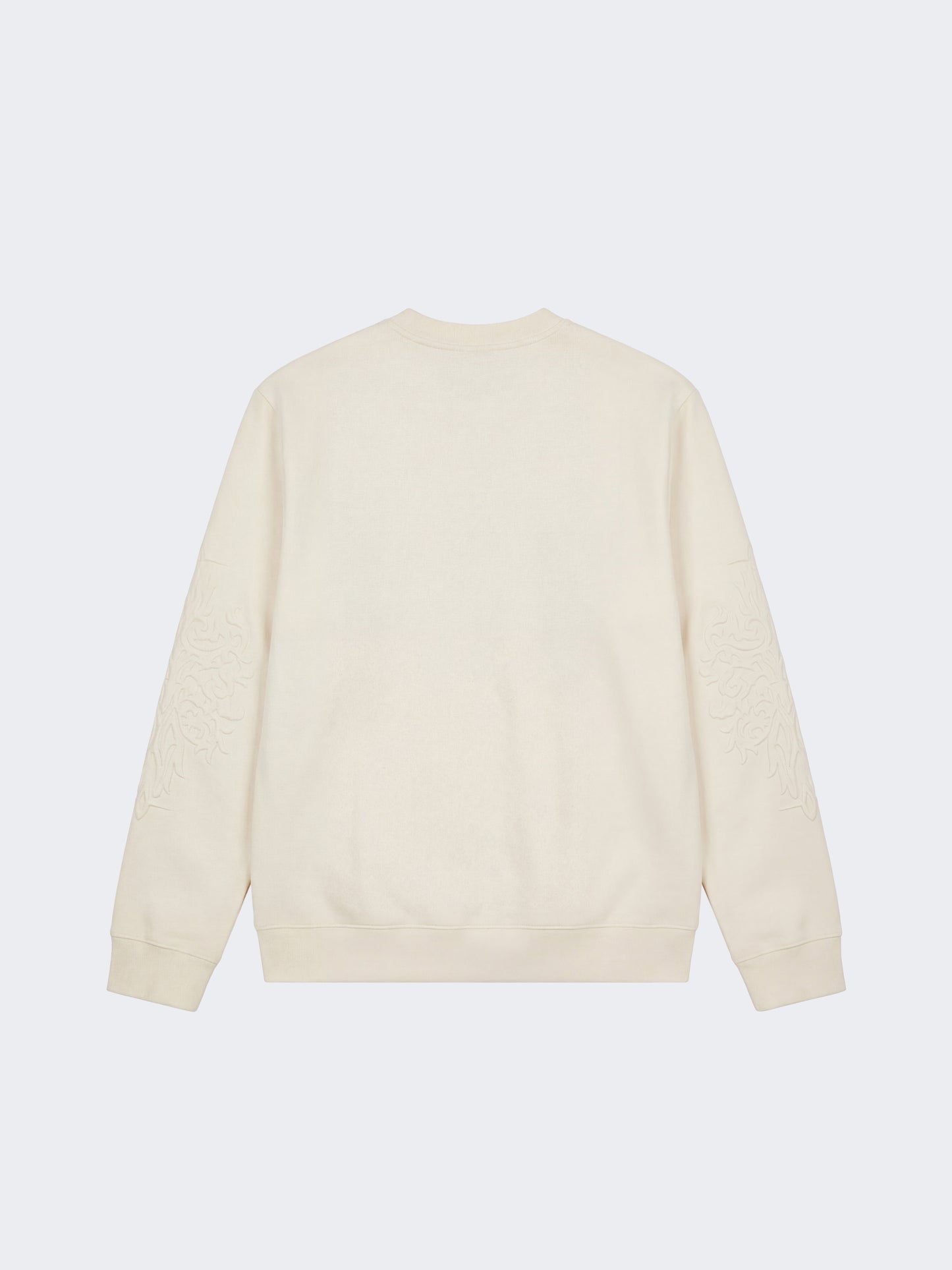 Sweat col rond embossé