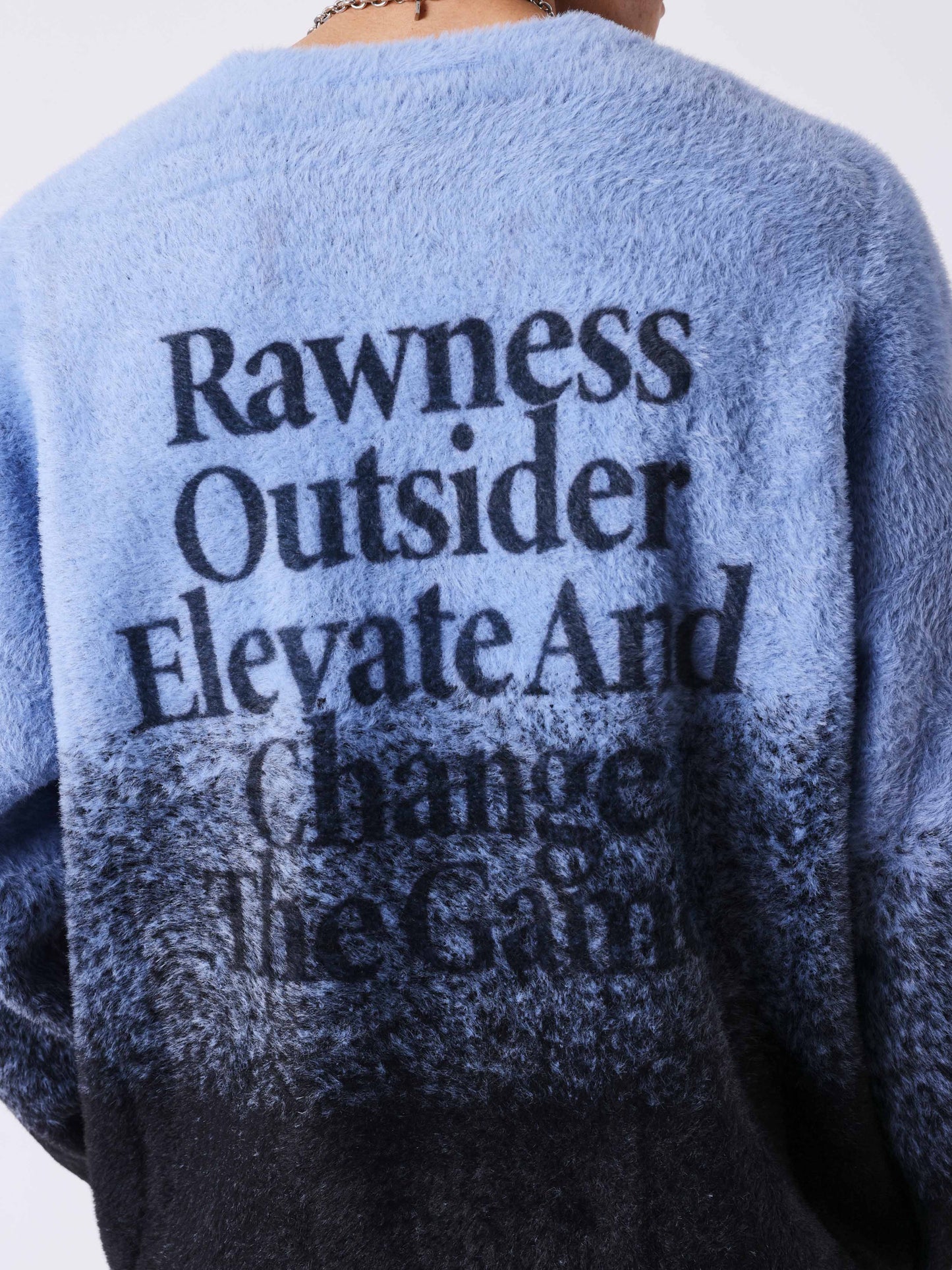 Pull col rond en mohair mountain