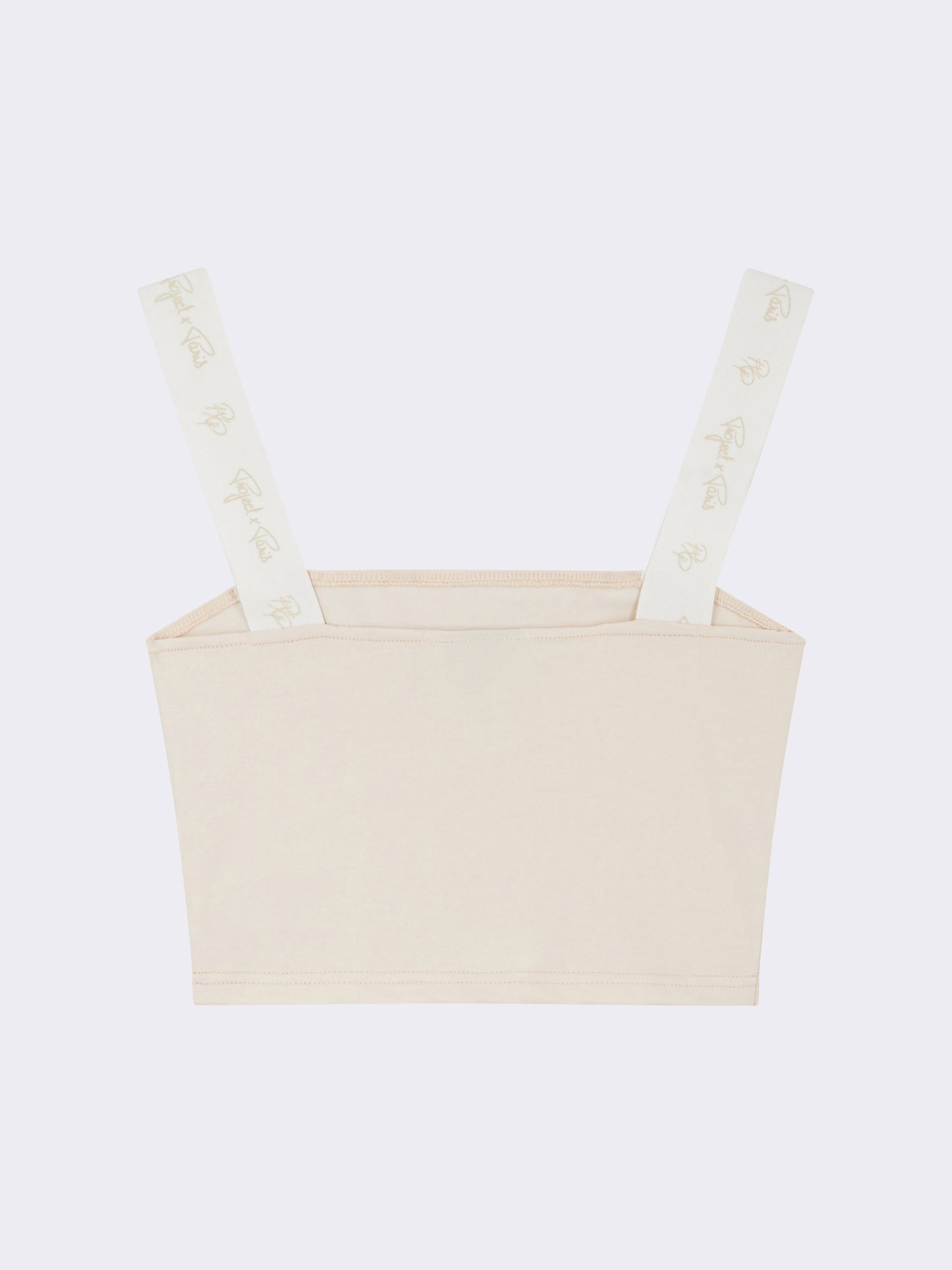 Crop top con spalline