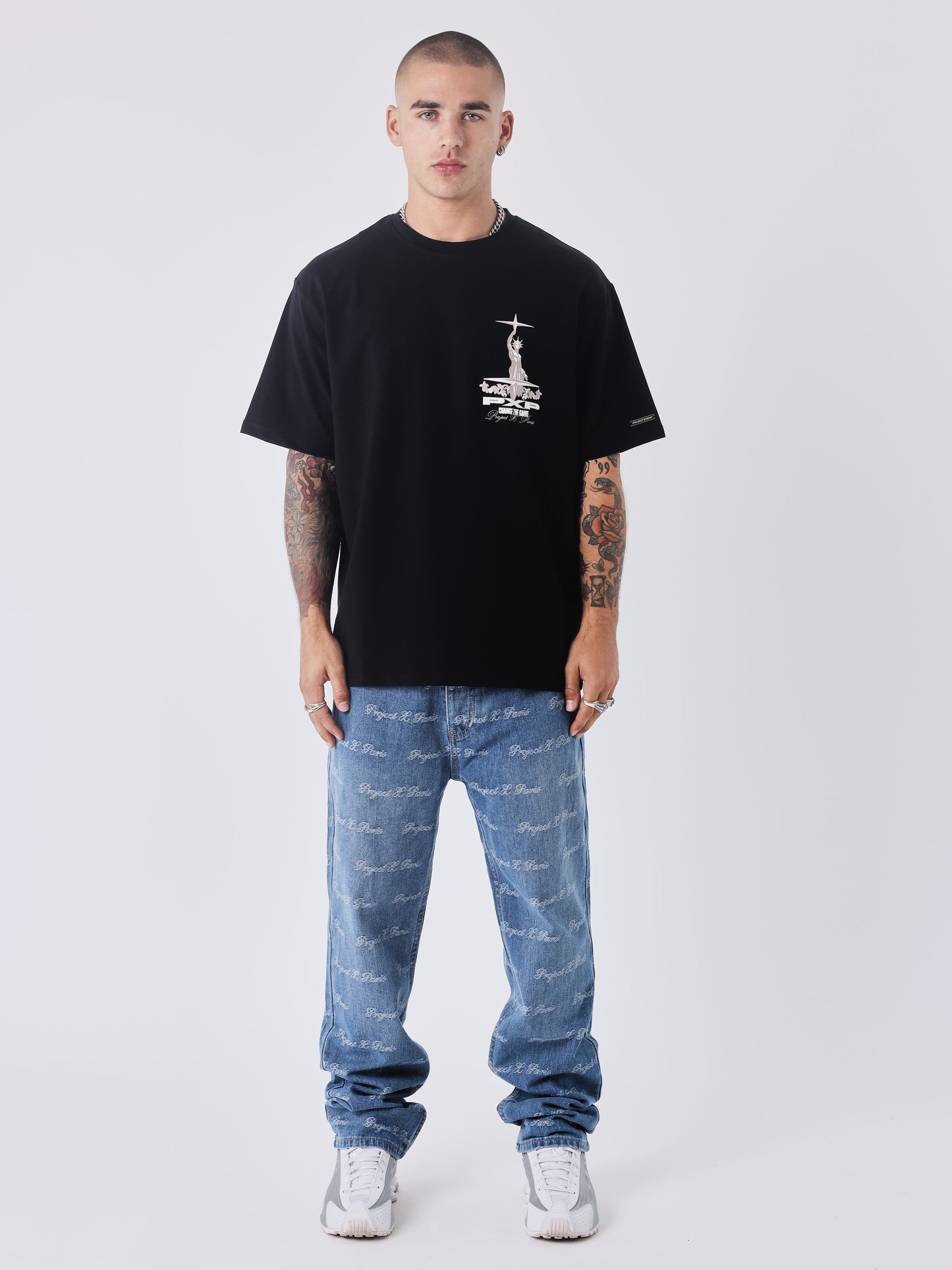 Regular all-over jeans