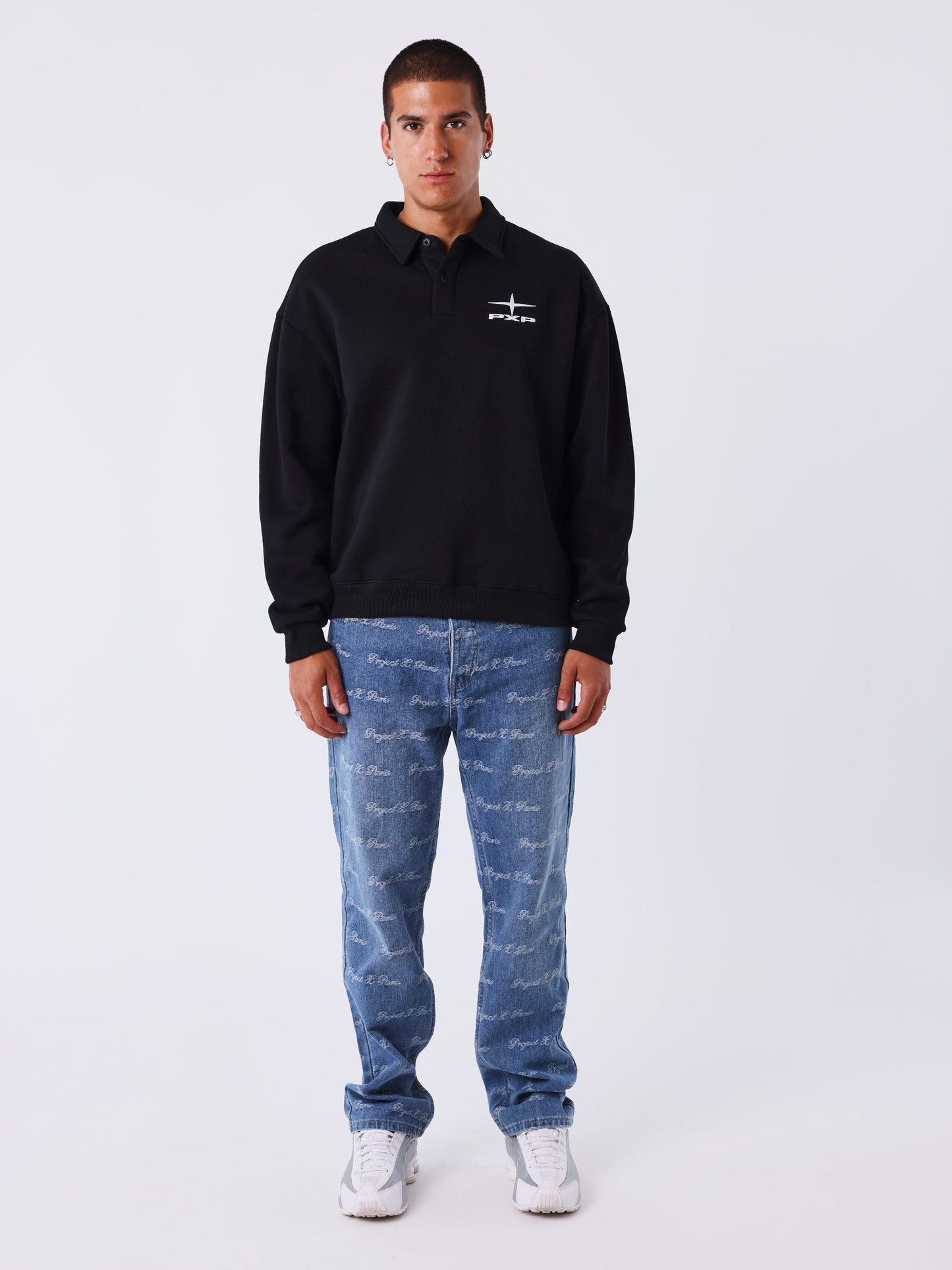 Essentials Polo collar sweatshirt