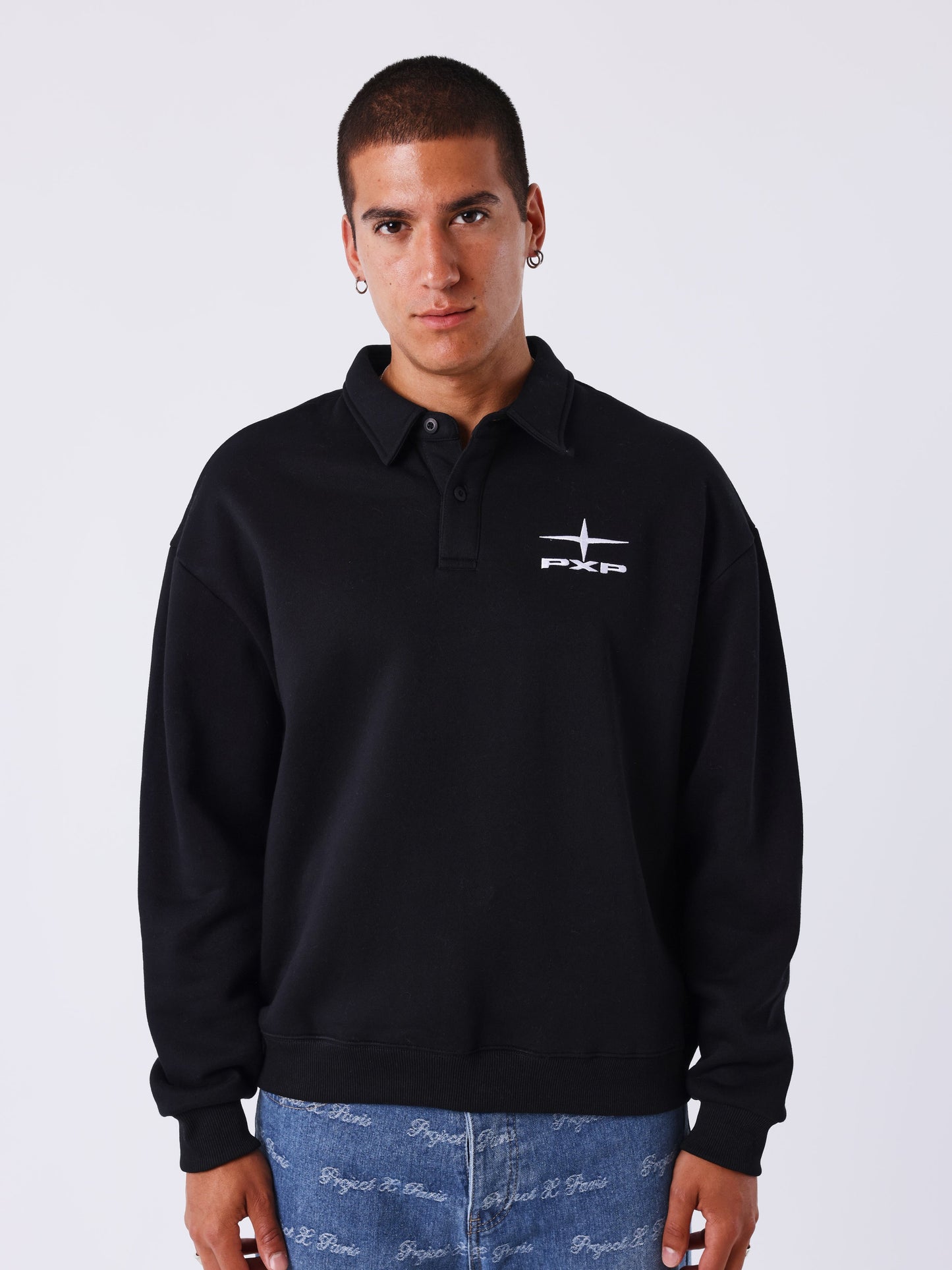 Essentials Polo collar sweatshirt