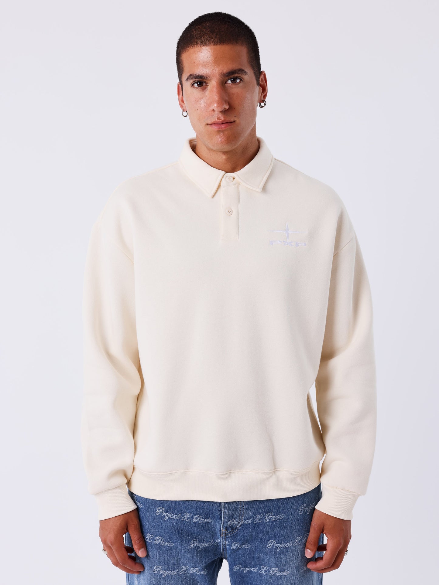Essentials Polo collar sweatshirt