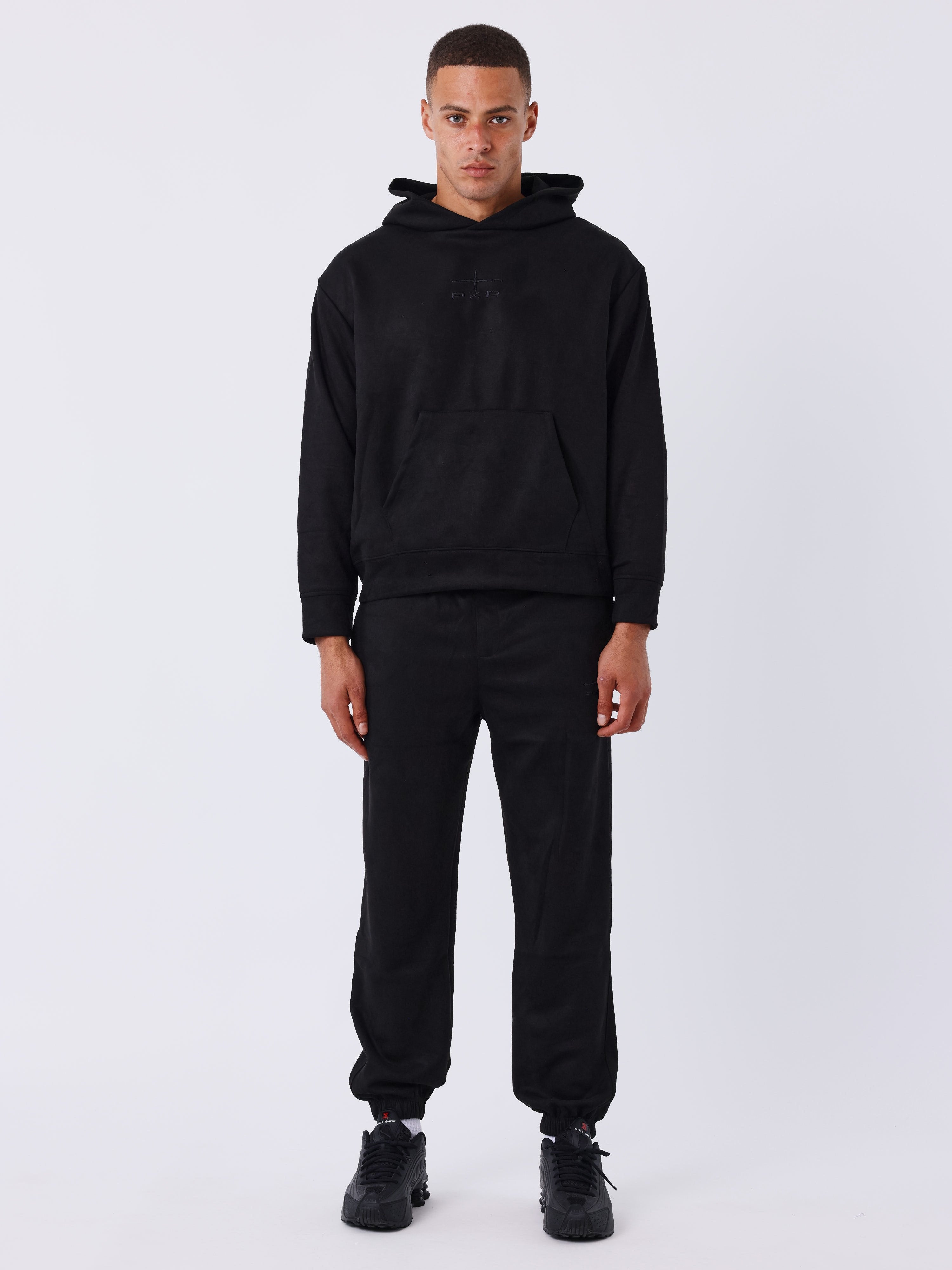 Bequeme Jogginghose mit Pfirsichhaut-Optik-1