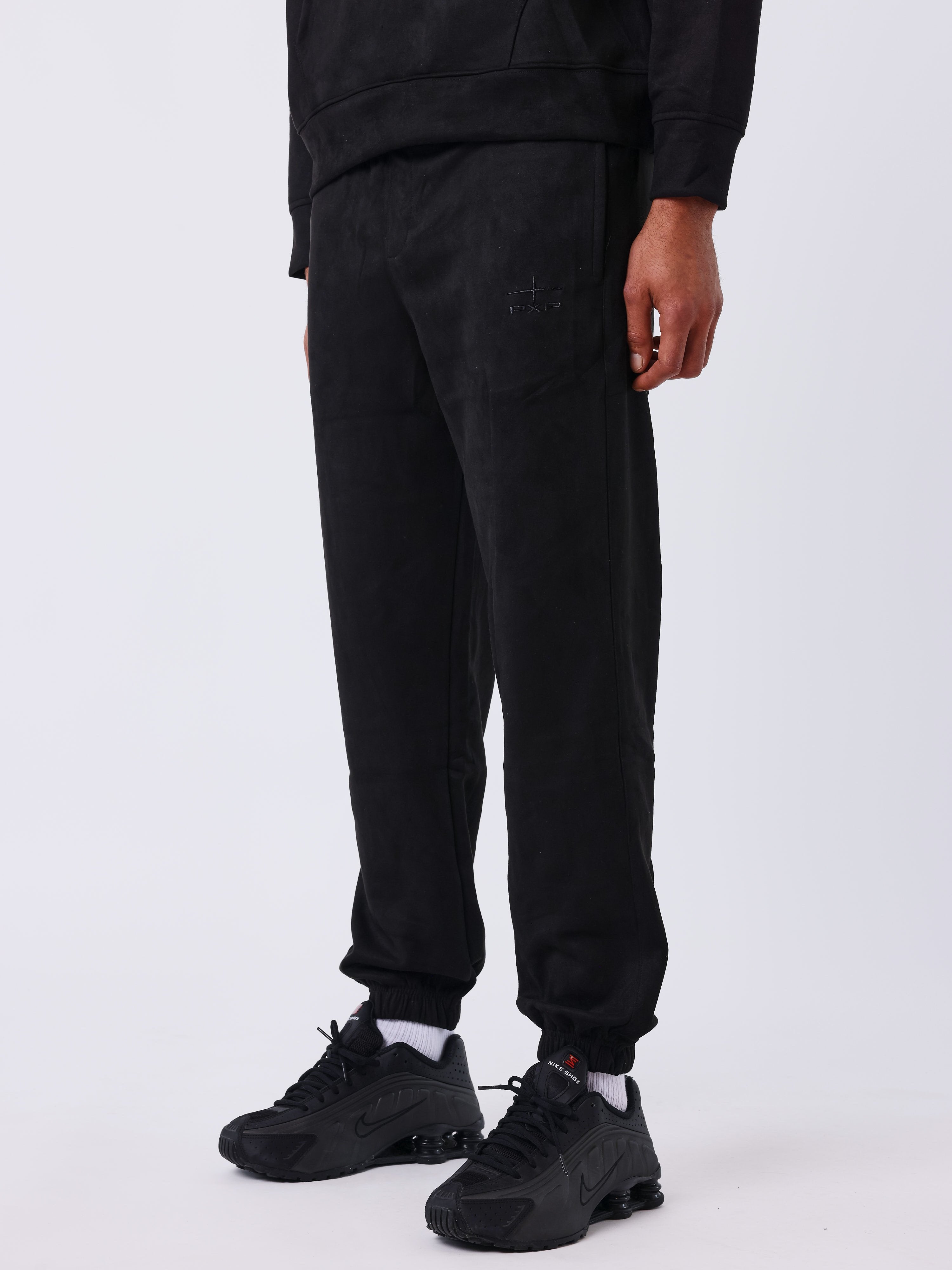 Bequeme Jogginghose mit Pfirsichhaut-Optik-3