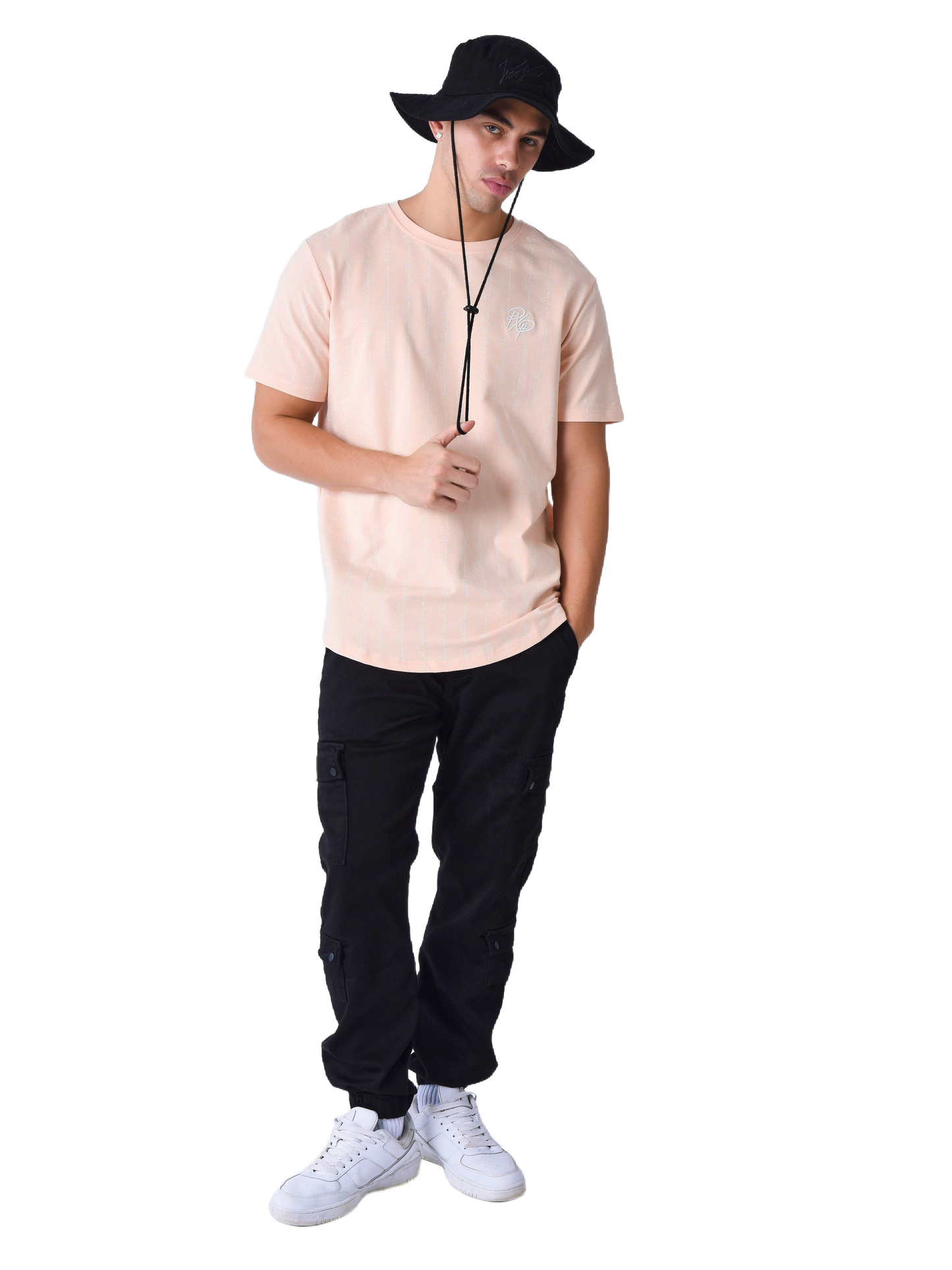tee-shirt-imprime-ink-drip-pale-peach-modelshot