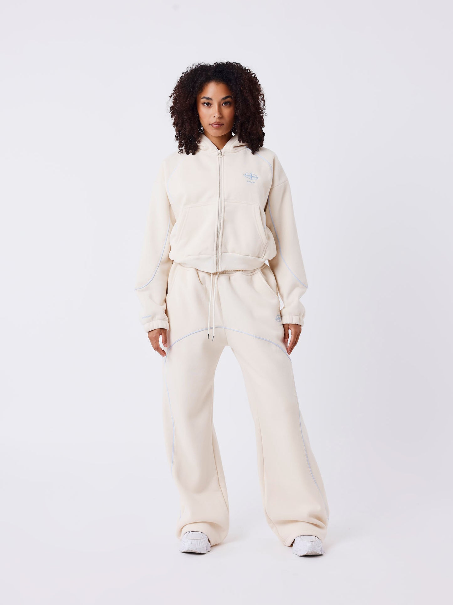 Soft zip-up hoodie met capuchon