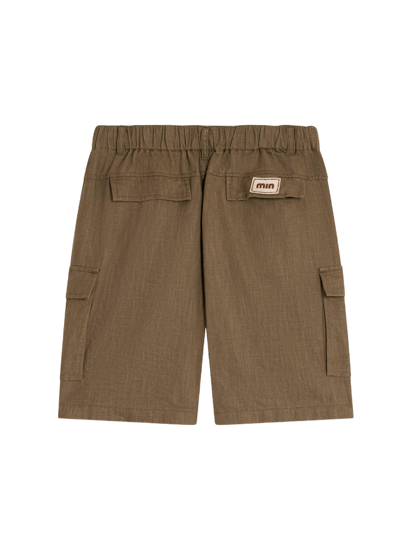 short-decontractee-texturee-5347-olive-fonce-packshot-backgroundremoved
