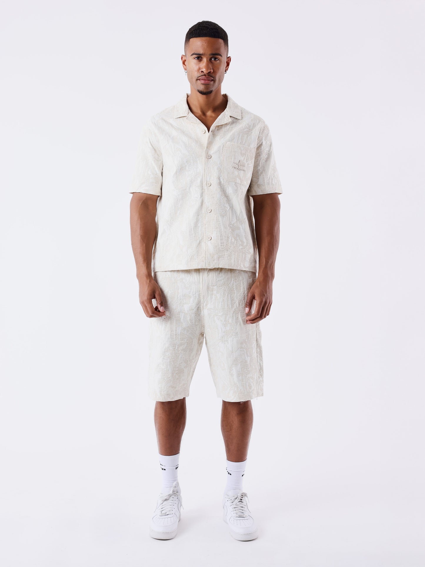 chemise-motif-floral-beige