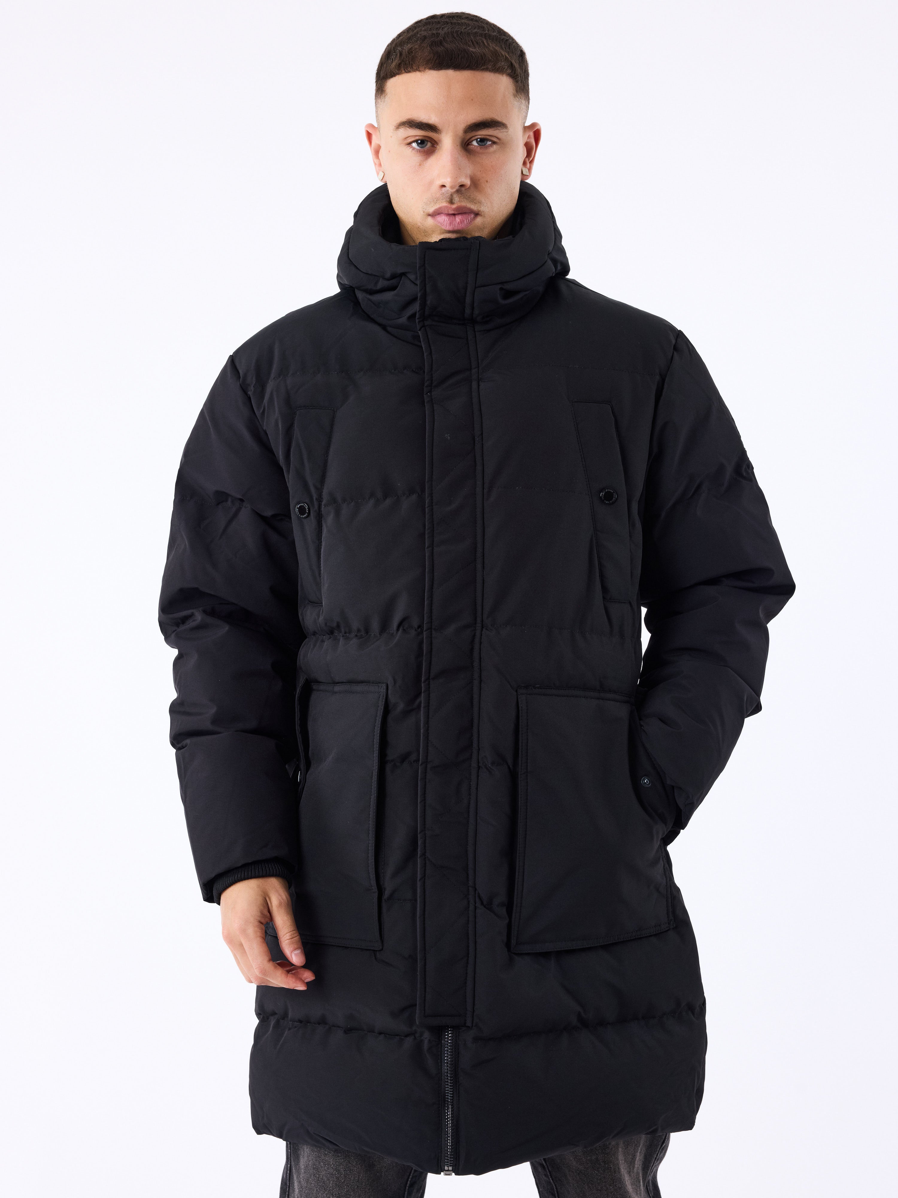 Doudoune longue multipoches Project X Paris – PXP