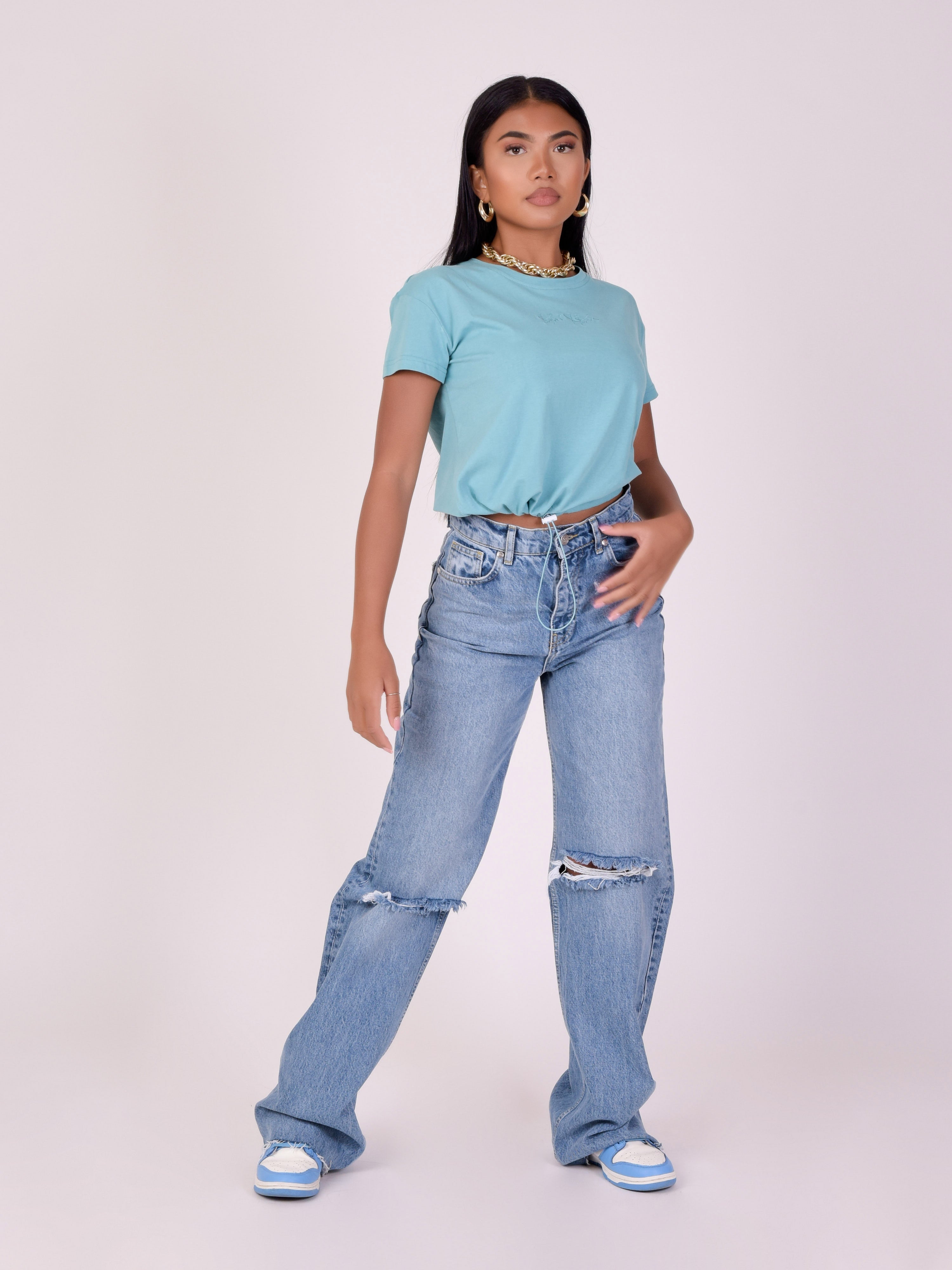 T-Shirt mit Kordelzug-3