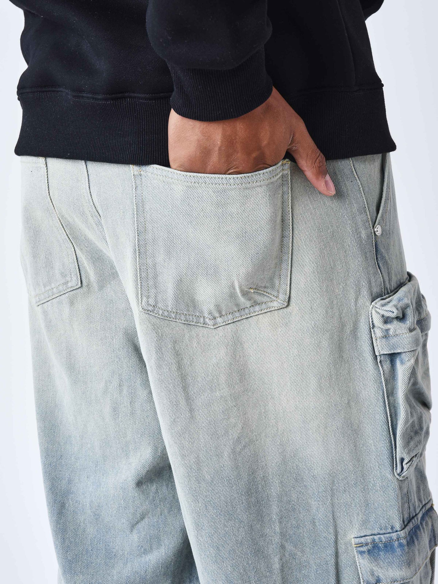 jeans-ample-multipoches-bleu