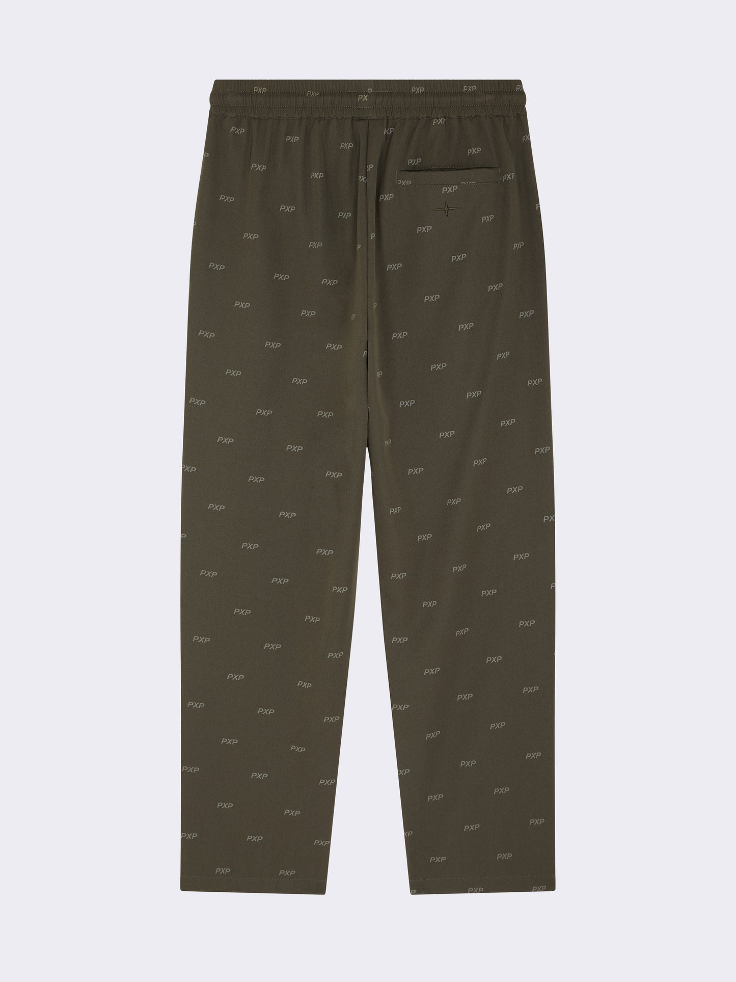 pantalon-imprime-pxp-olive-fonce
