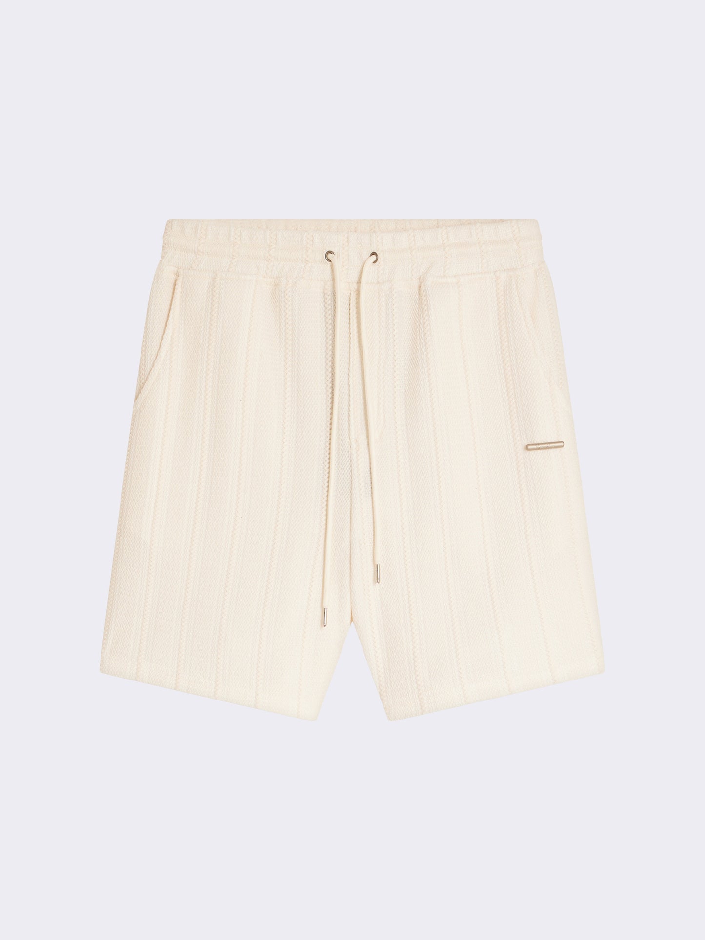 short-decontractee-en-maille-blanc-casse