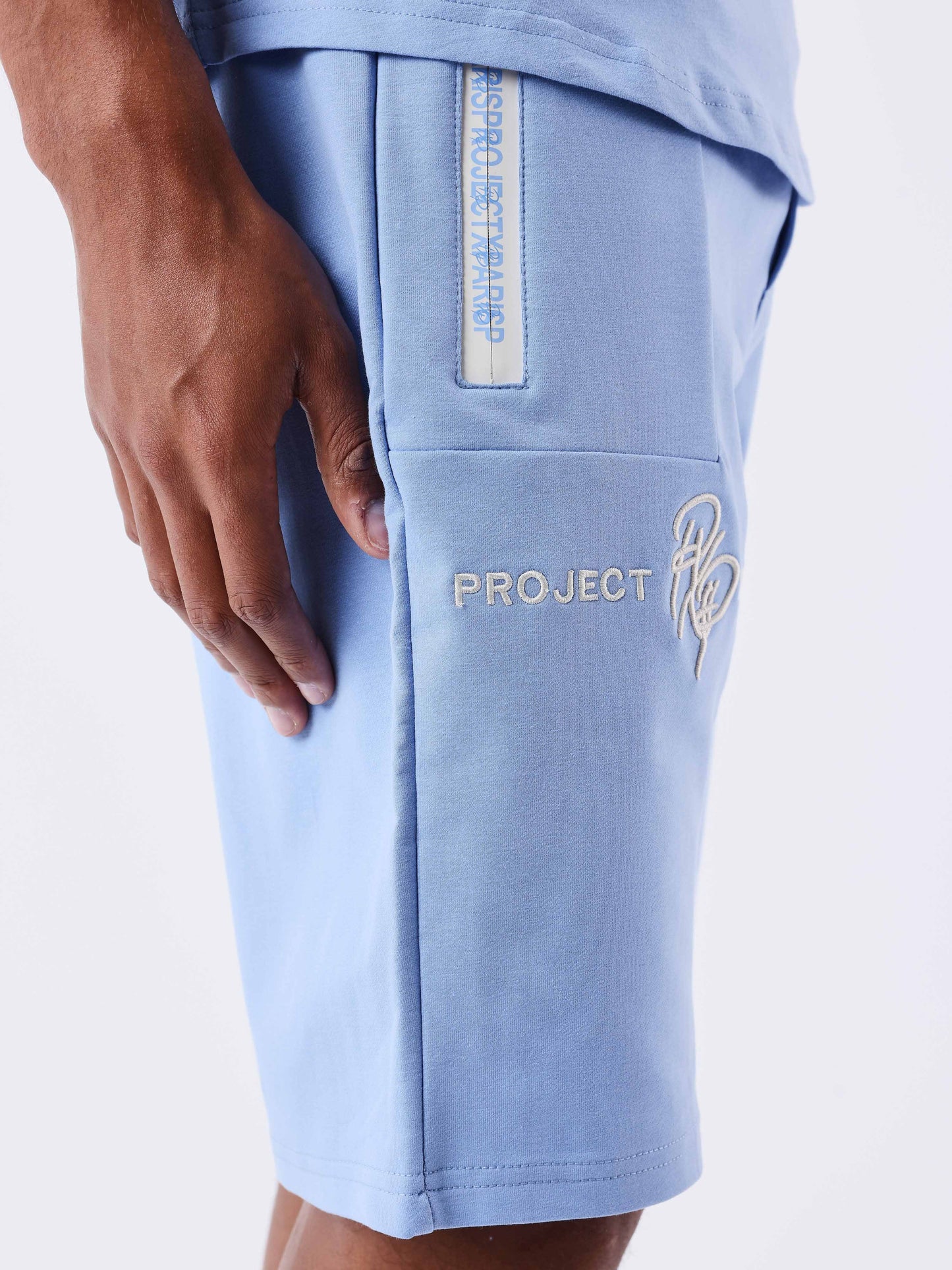 short-uni-avec-bande-logo-cashmere-blue