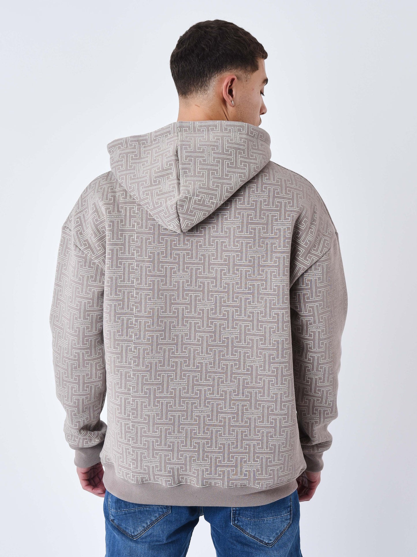sweat-a-capuche-all-over-labyrinthe-taupe