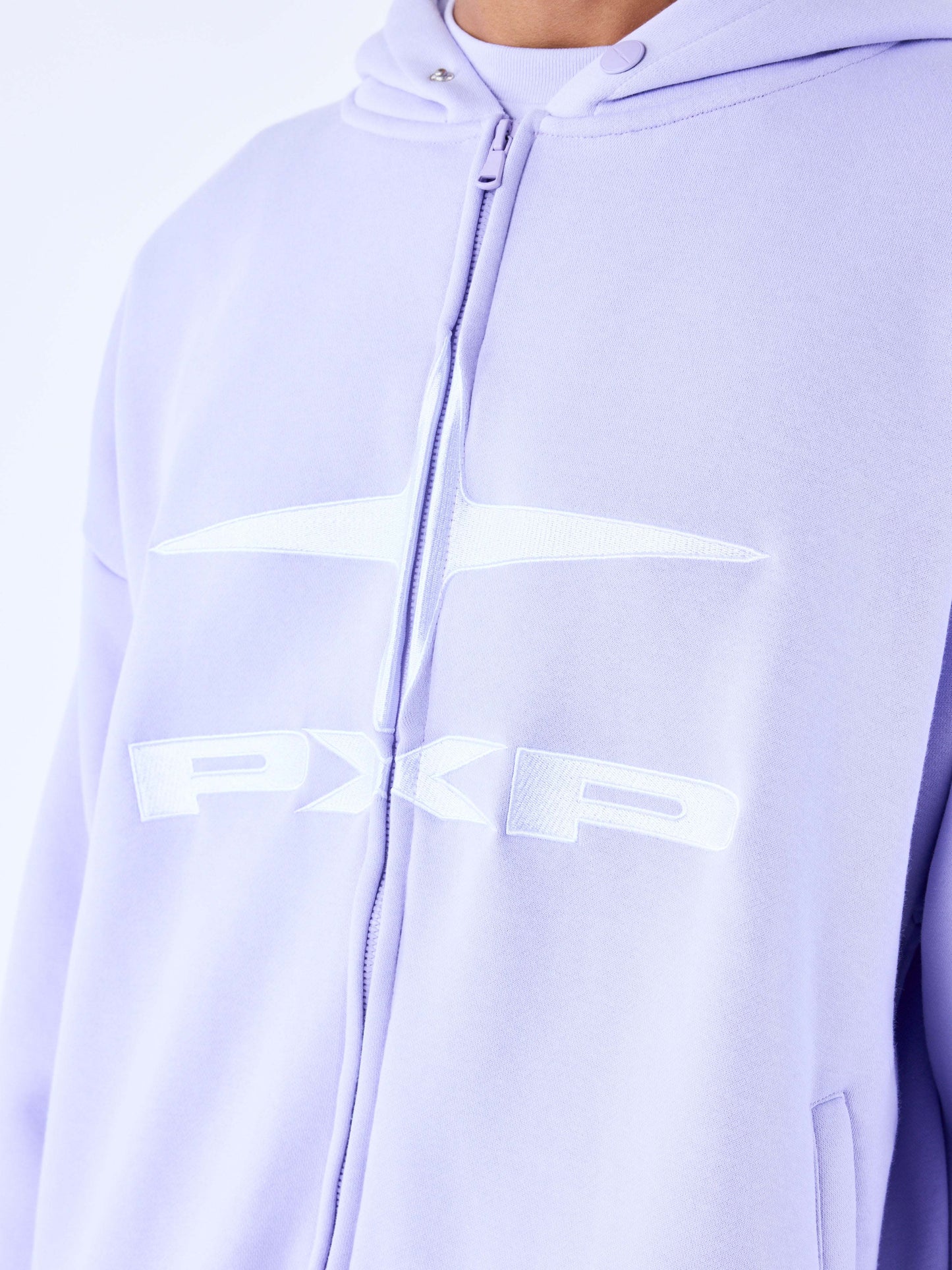 sweat-a-capuche-zippe-polaris-purple-heather