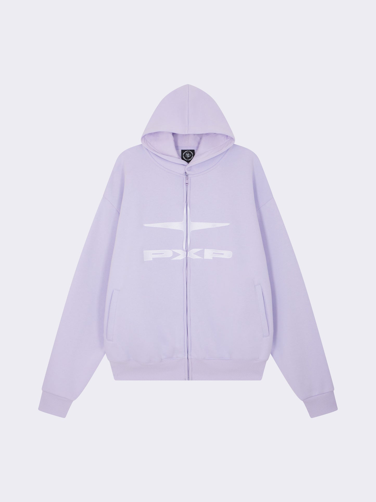 sweat-a-capuche-zippe-polaris-purple-heather