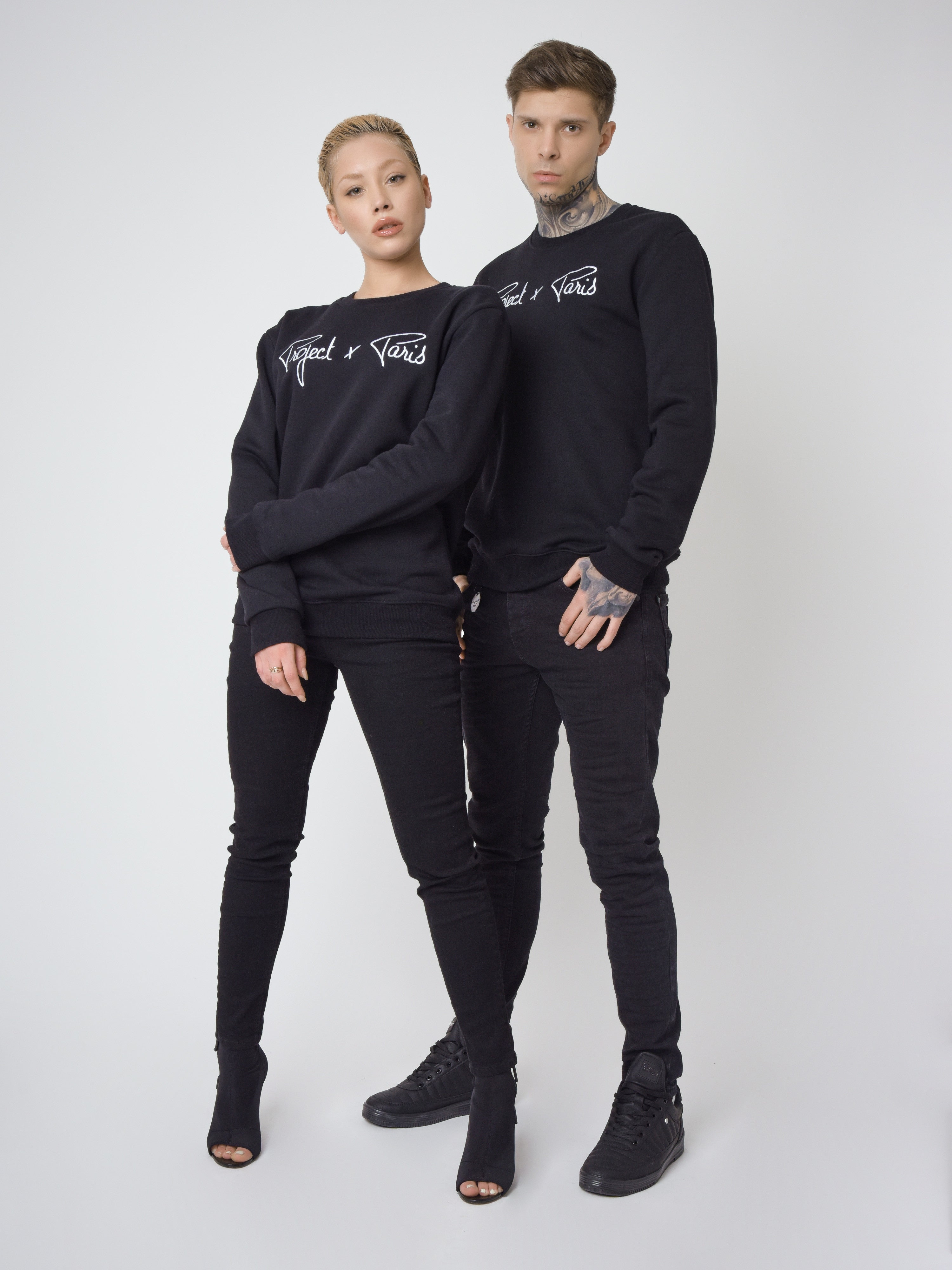 Sweat-shirt Project X Paris Blanc - Col Rond, Taille M - Coton - Occasion Très Bon état