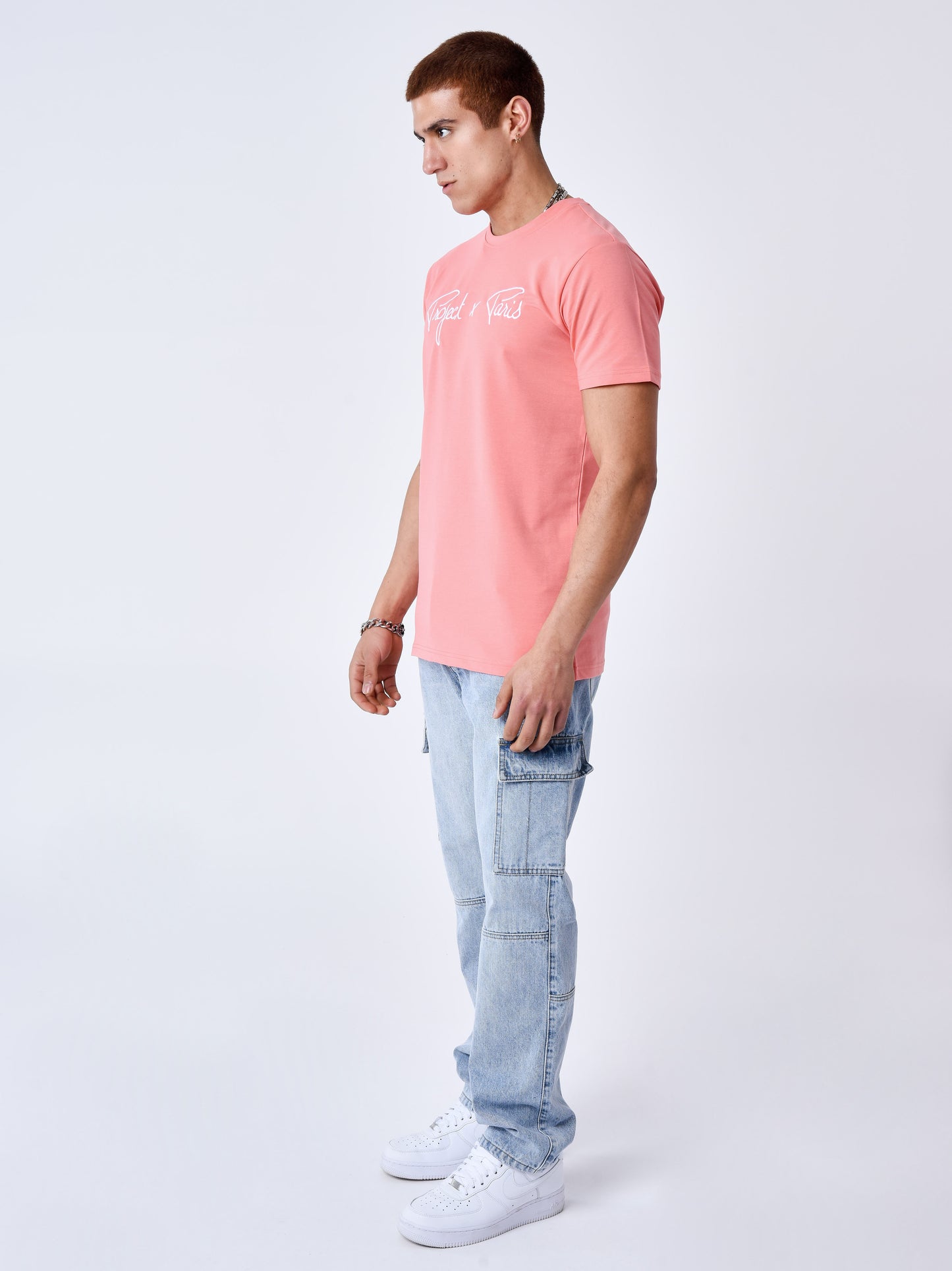 tee-shirt-basic-broderie-logo-project-x-paris-rose-corail