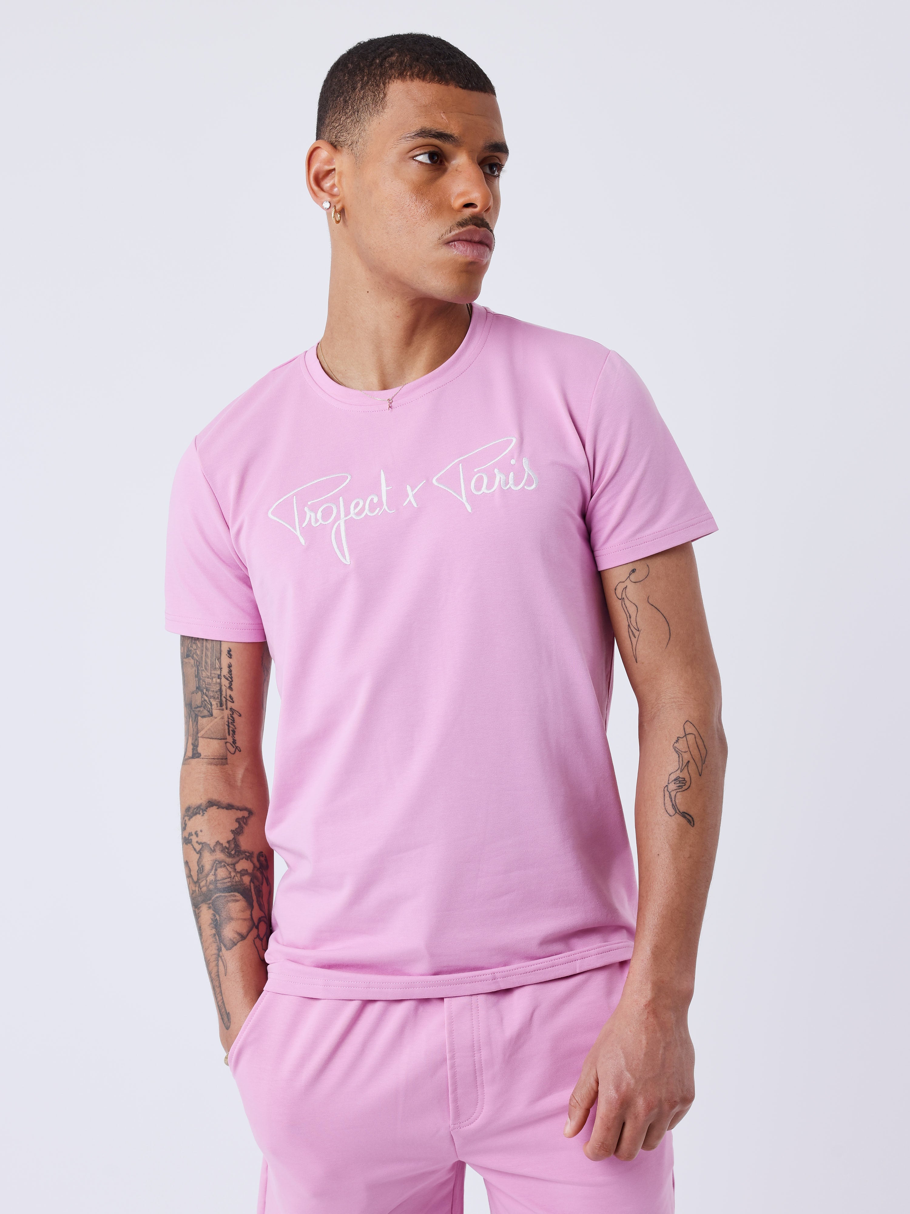 p(R)jectR ロゴ Tシャツ ピンク　Lサイズ Essentials T-Shirt | Project X Paris – PXP