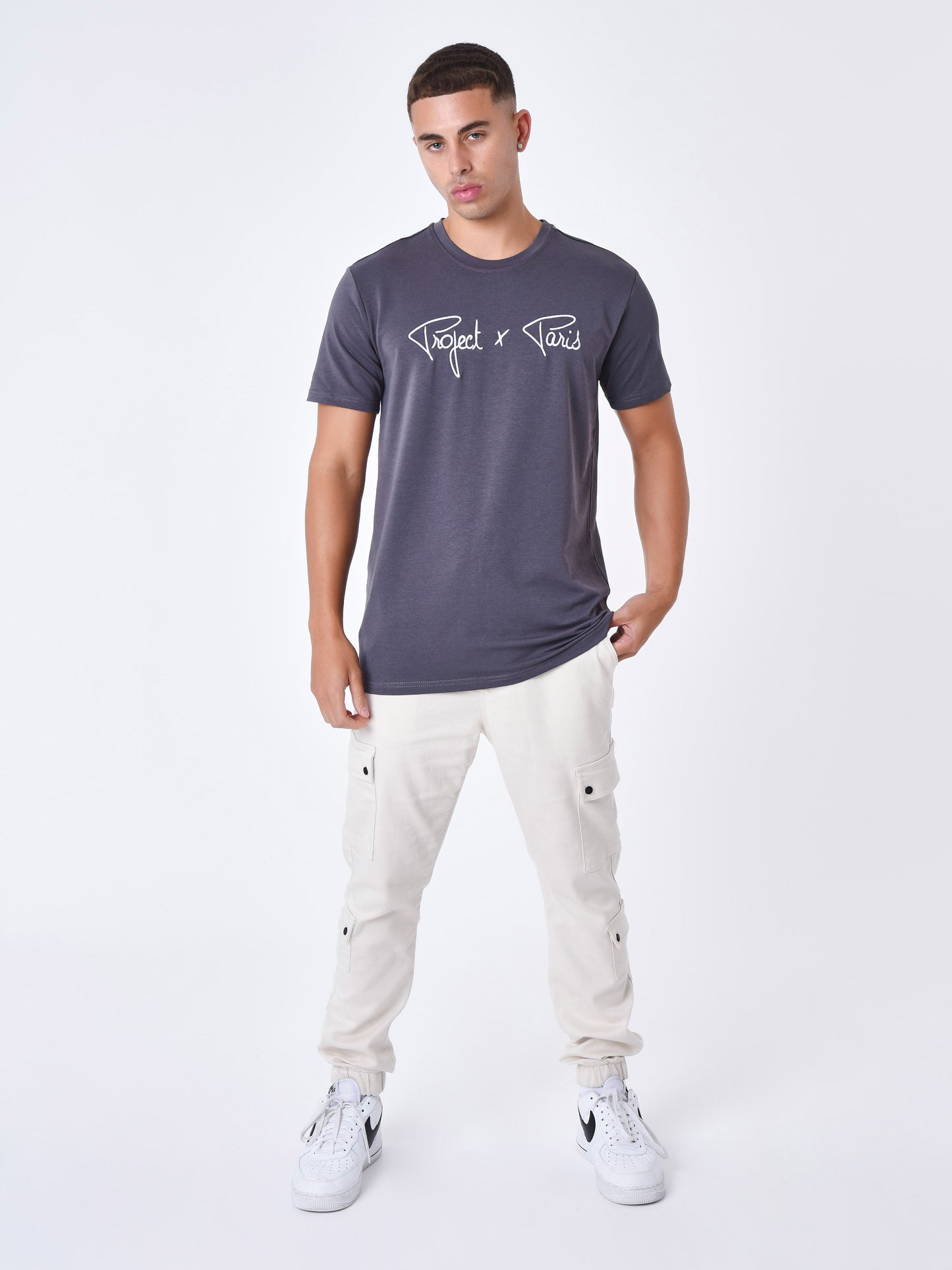 tee-shirt-basic-broderie-logo-project-x-paris-anthracite