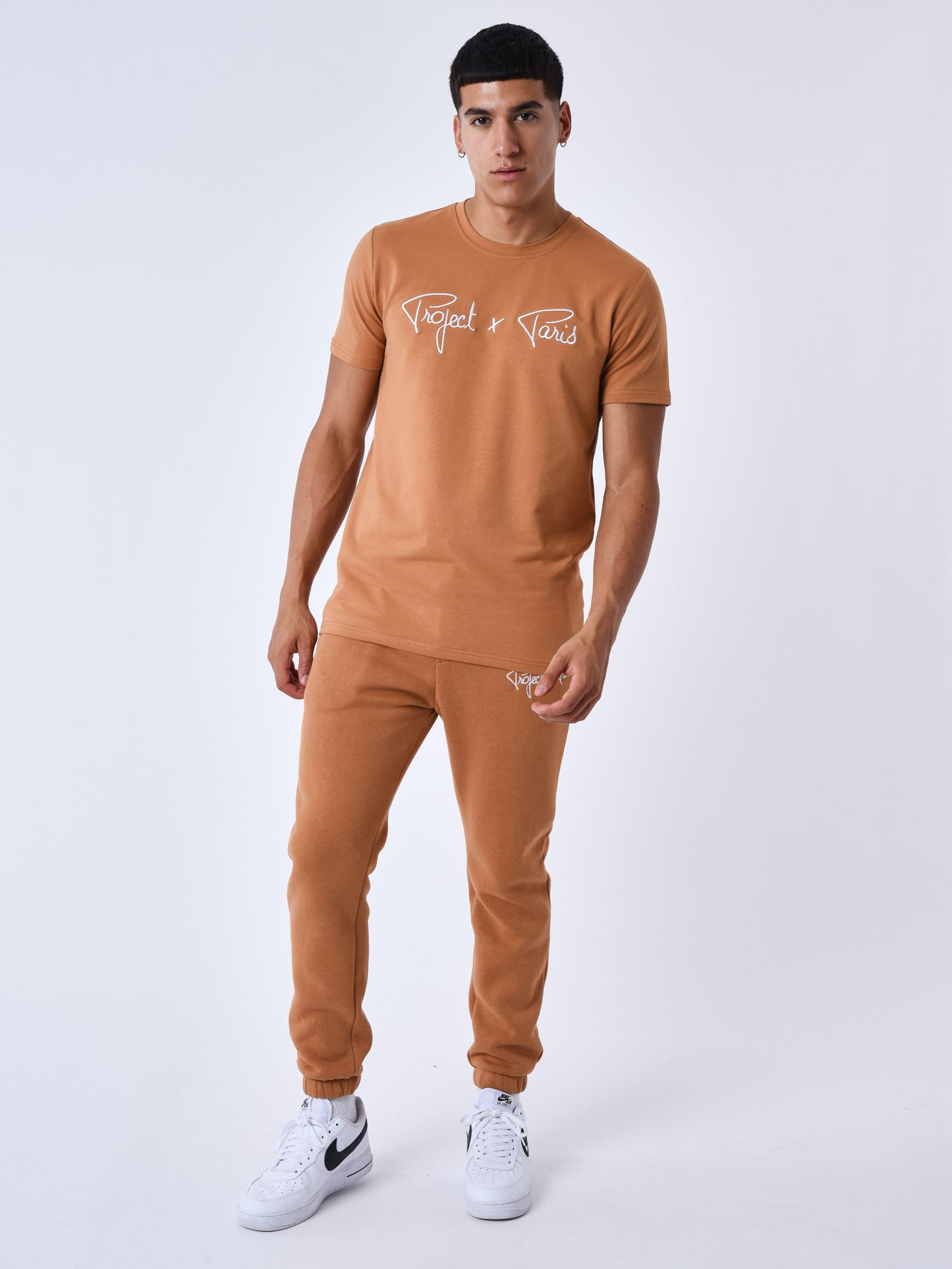 tee-shirt-basic-broderie-logo-project-x-paris-camel