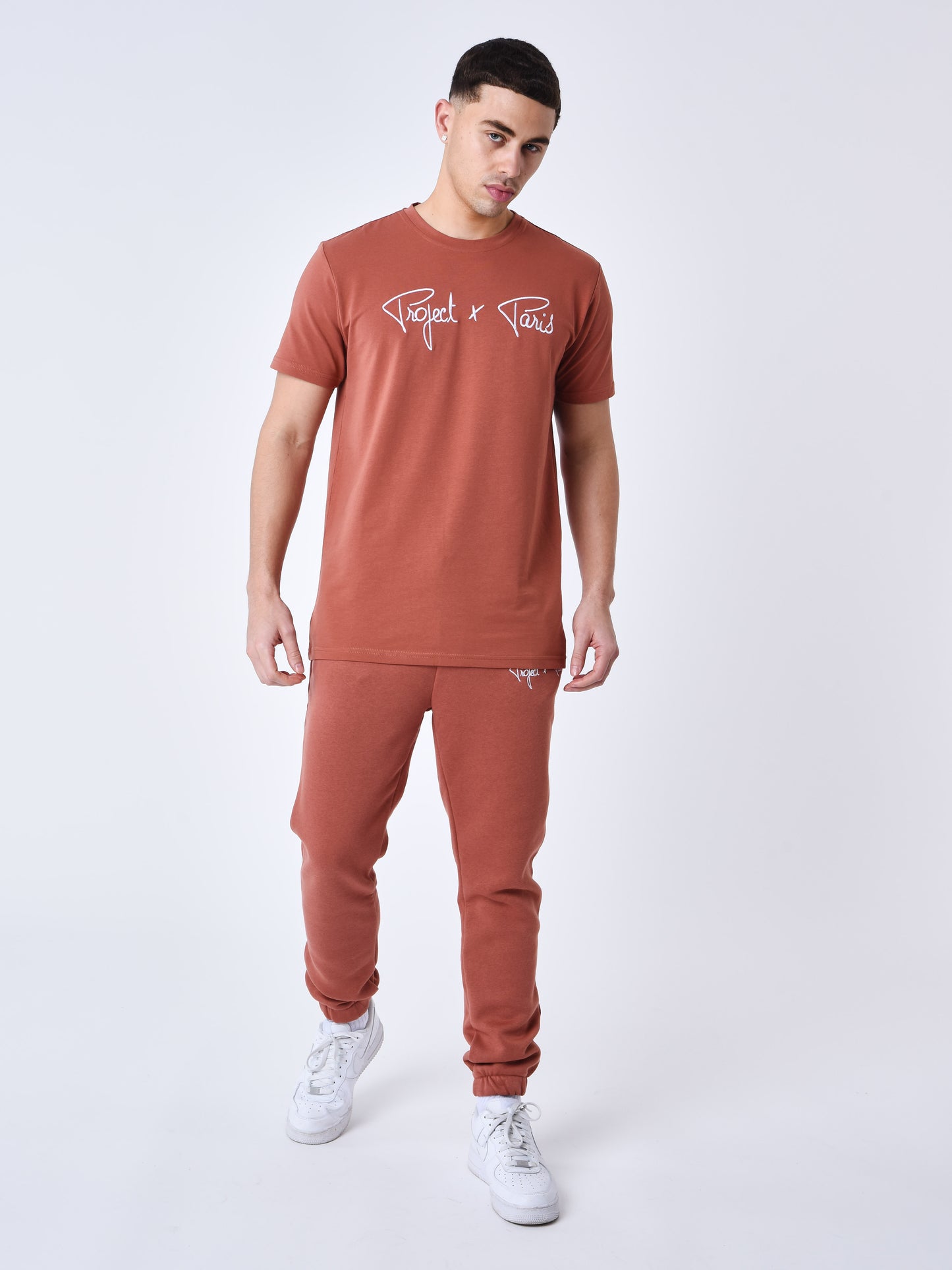 tee-shirt-basic-broderie-logo-project-x-paris-marron