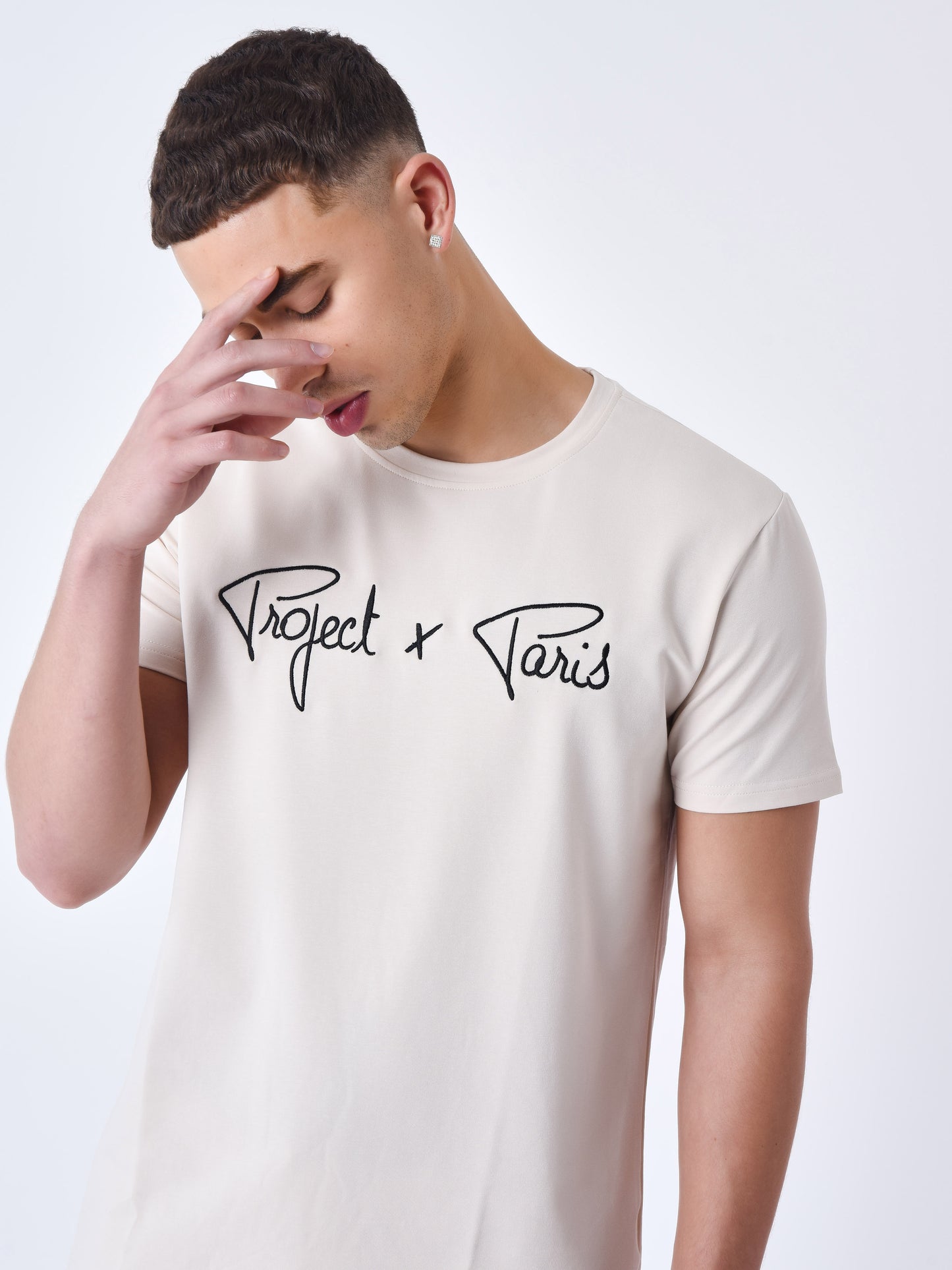 tee-shirt-basic-broderie-logo-project-x-paris-ivoire