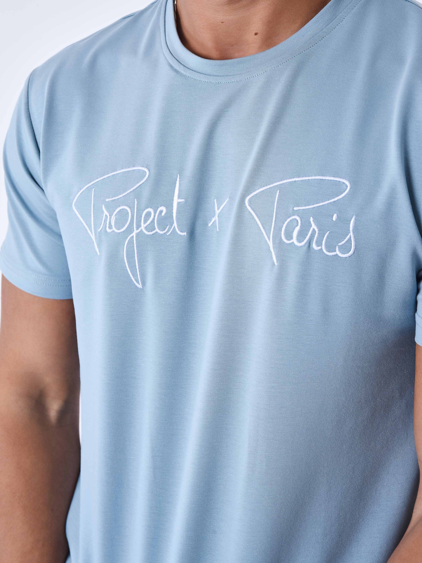 tee-shirt-basic-broderie-logo-project-x-paris-bleu-gris