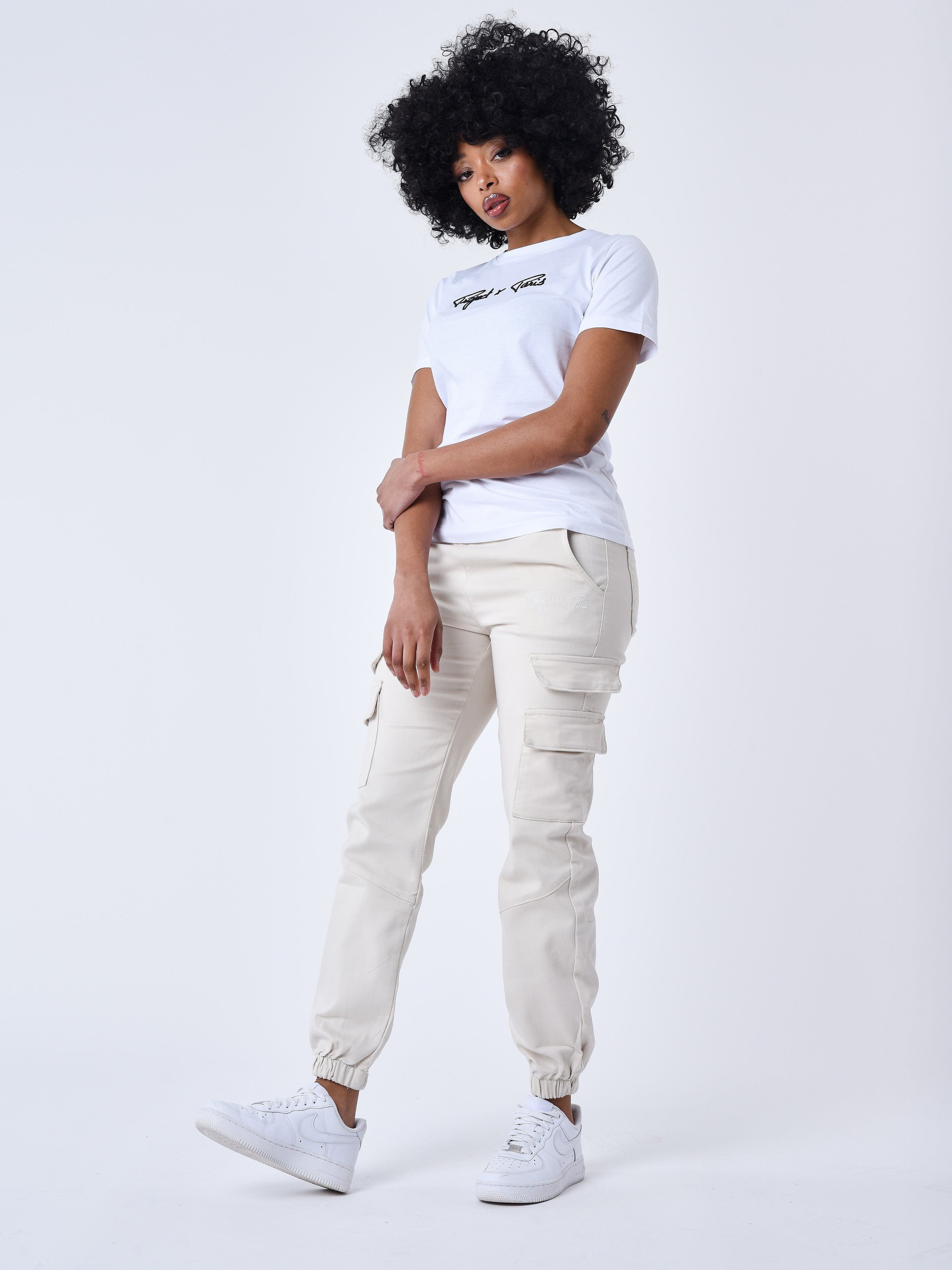 Project X Paris MULTIPOCHES - Pantaloni cargo - kaki/cachi