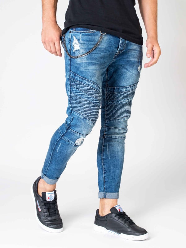 Slim fit biker jeans Project X Paris