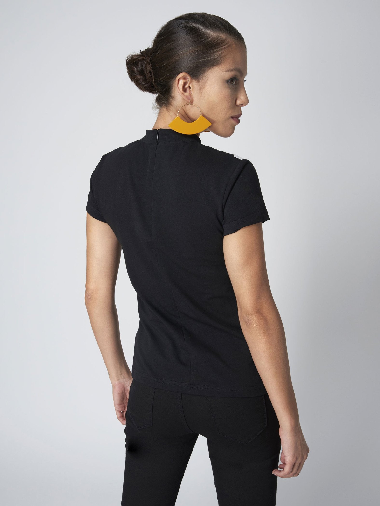 Tee shirt manches courtes color block Femme Project X Paris