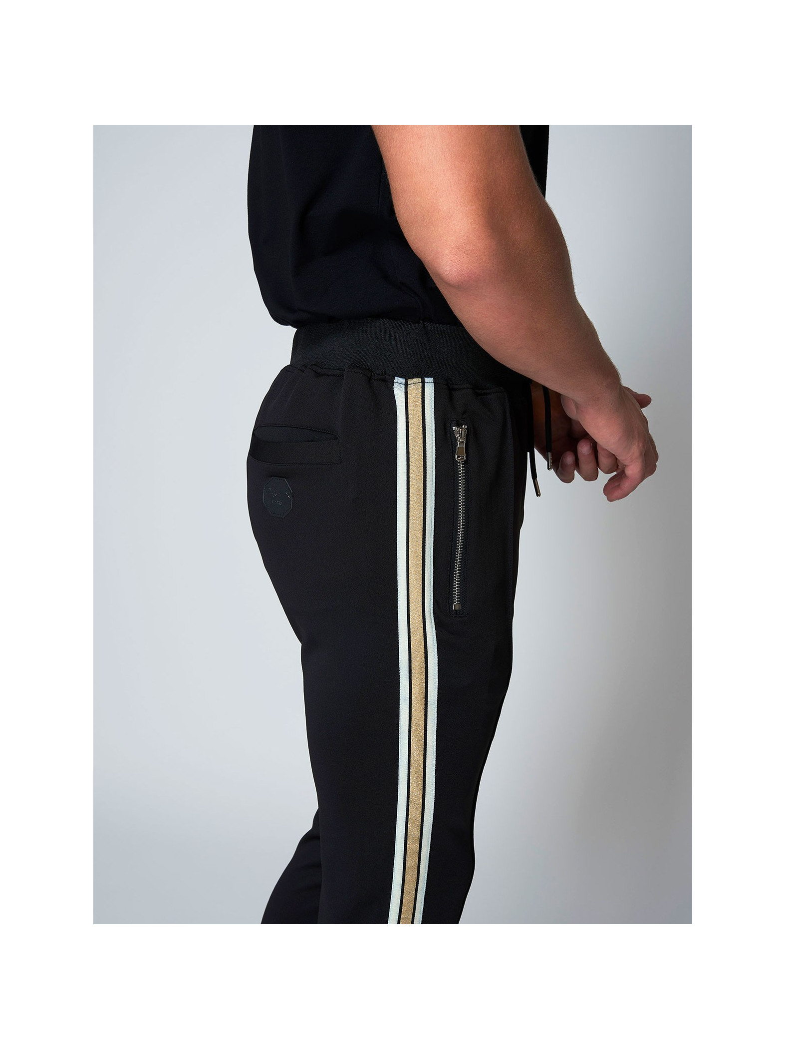 Joggers pants with gold stripes Project X Paris