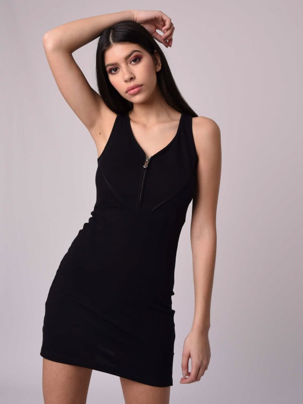 Robe débardeur zippée Femme Project X Paris