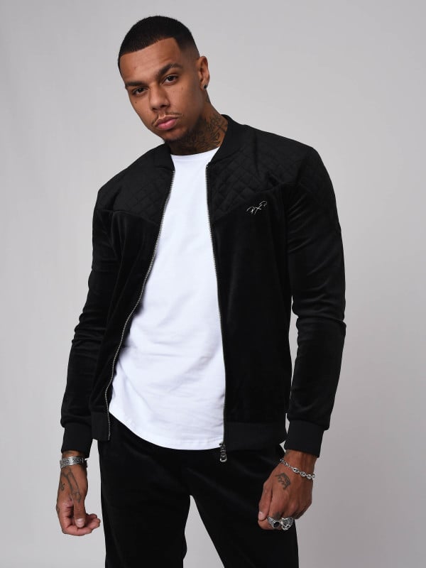Veste col teddy en velvet Homme Project X Paris