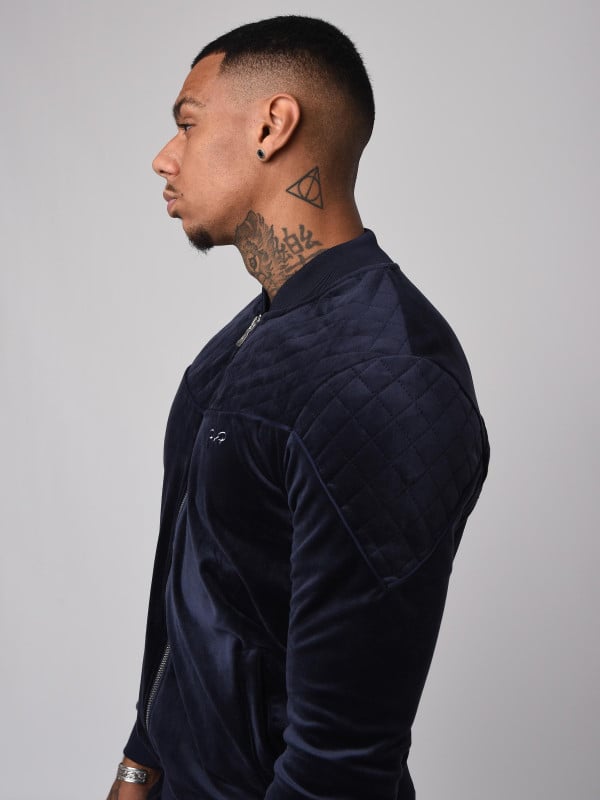 Veste col teddy en velvet Homme Project X Paris