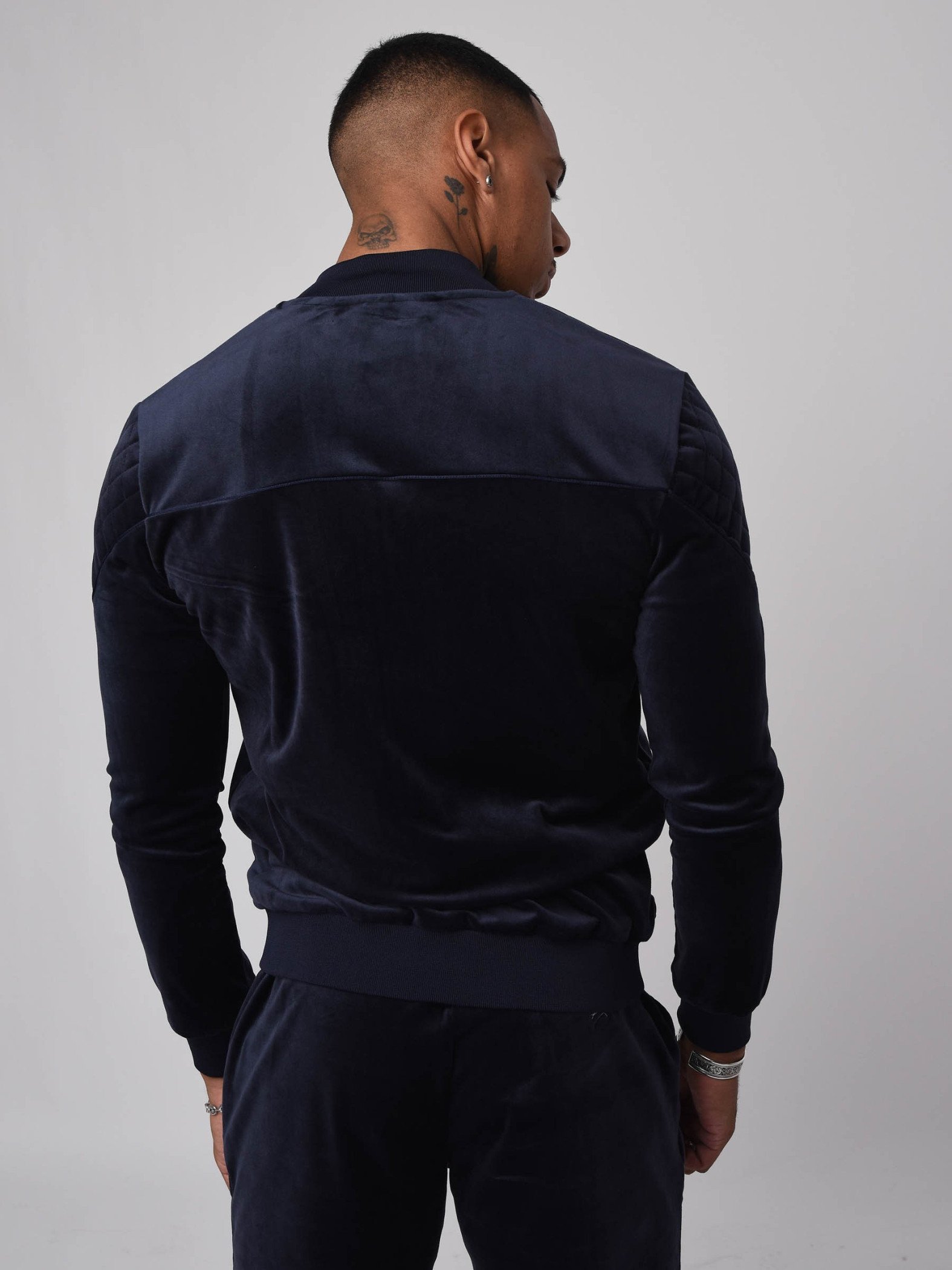 Veste col teddy en velvet Homme Project X Paris