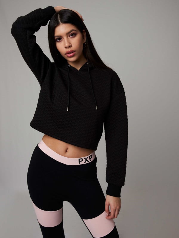 Hoodie crop top Femme Project X Paris